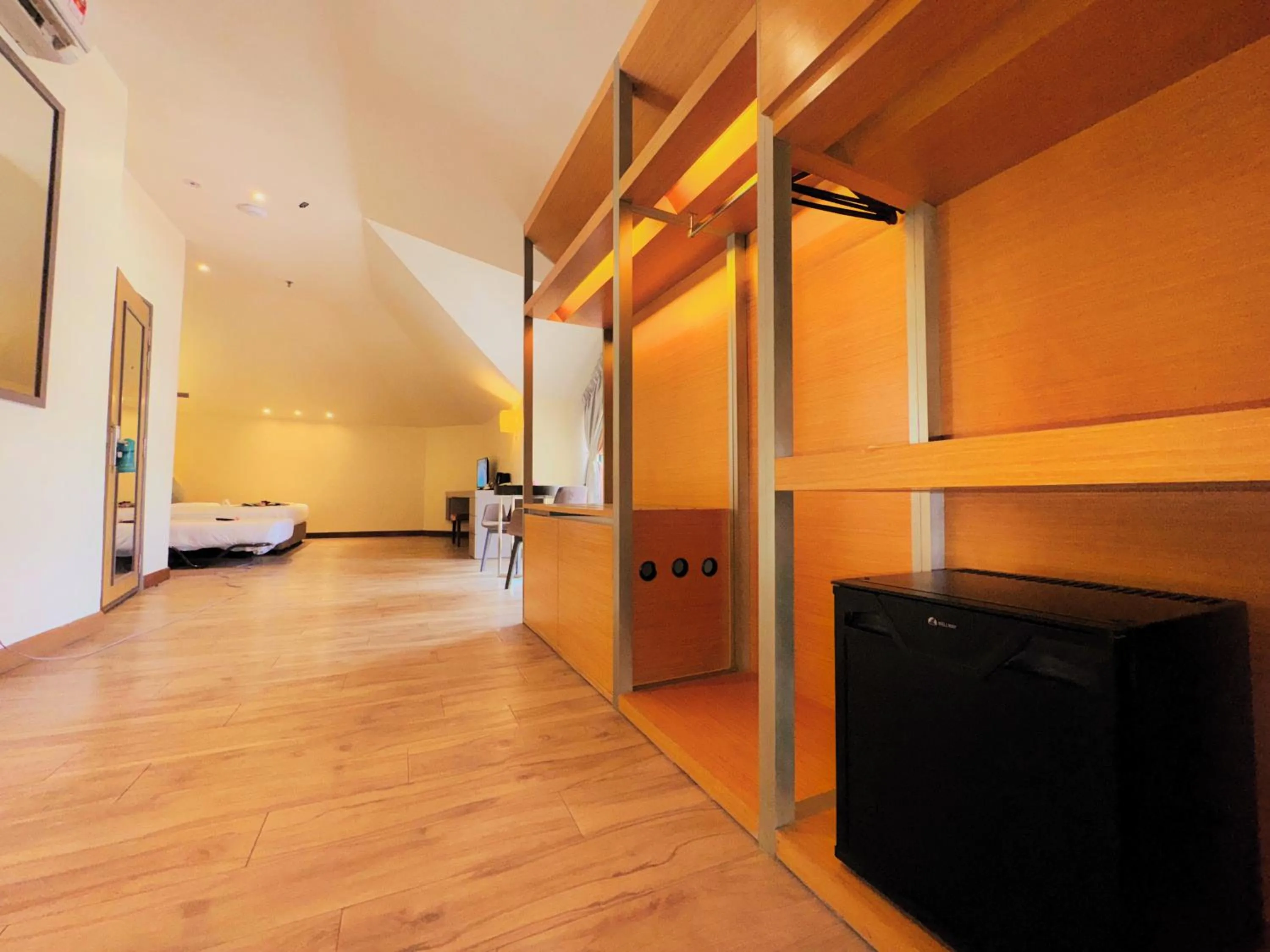 wardrobe, Bed in Bella Vista Waterfront Resort, Kuah Langkawi