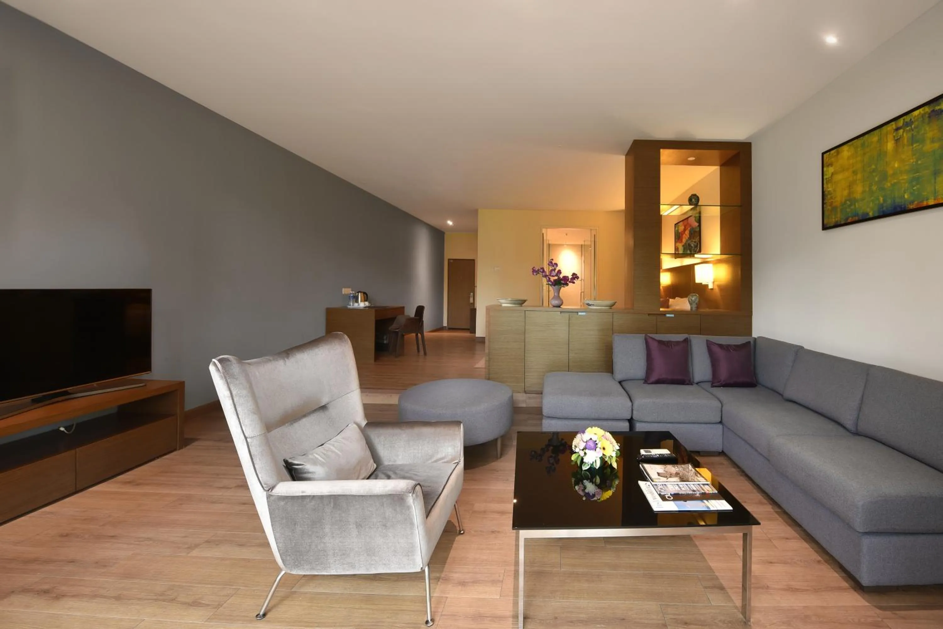 Living room in Bella Vista Waterfront Resort, Kuah Langkawi