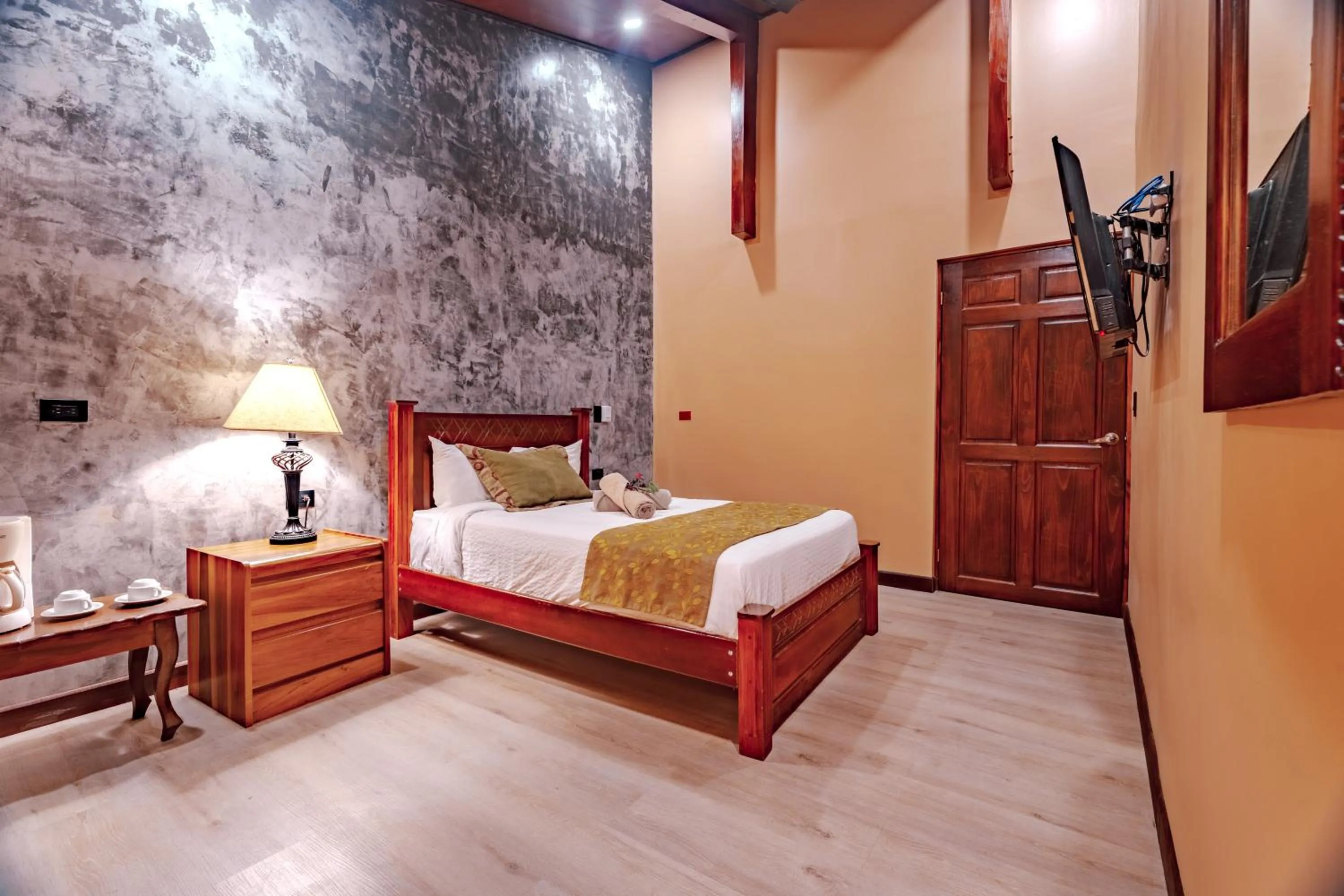 Bed in Hotel Villa Florencia