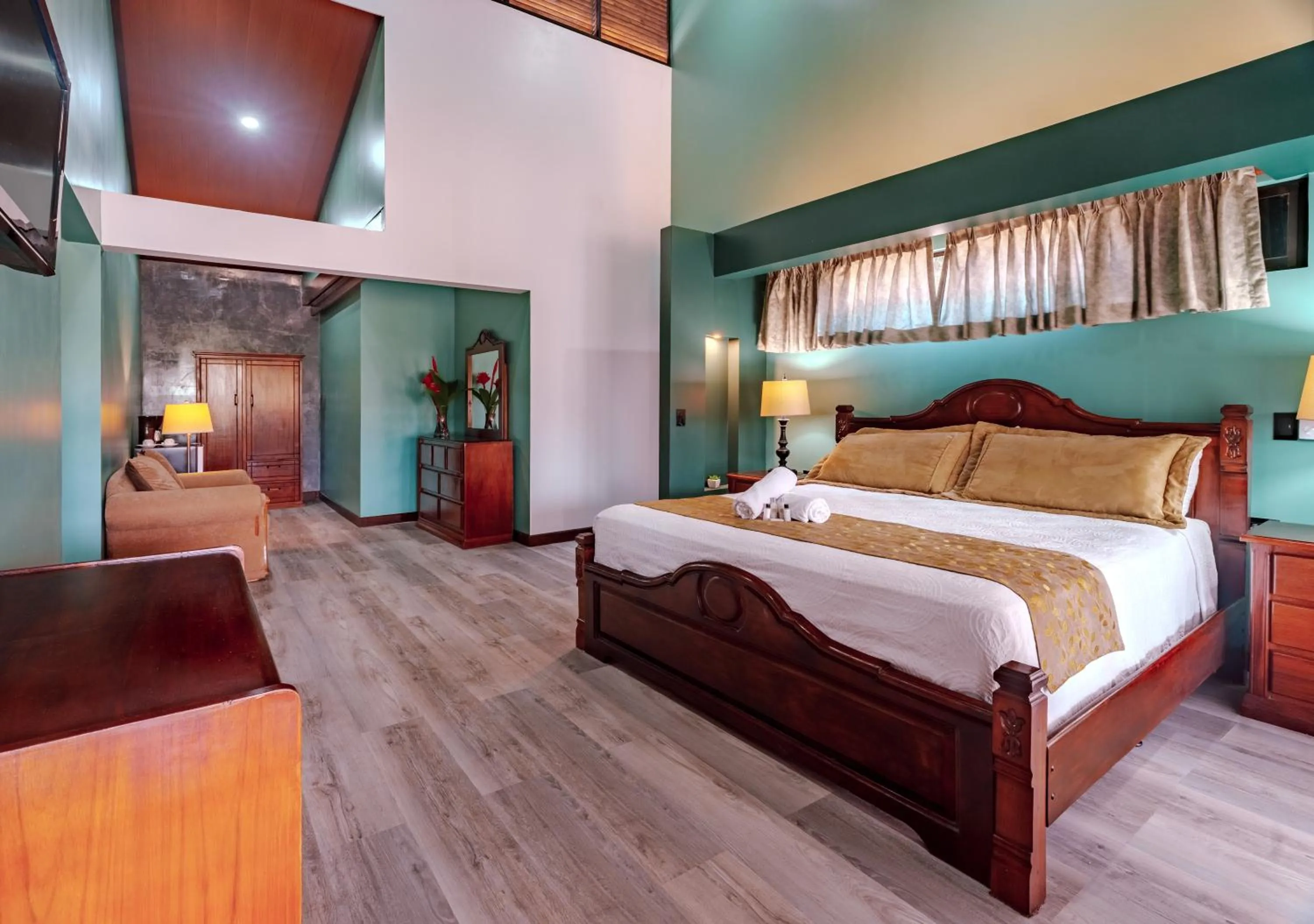 Bed in Hotel Villa Florencia