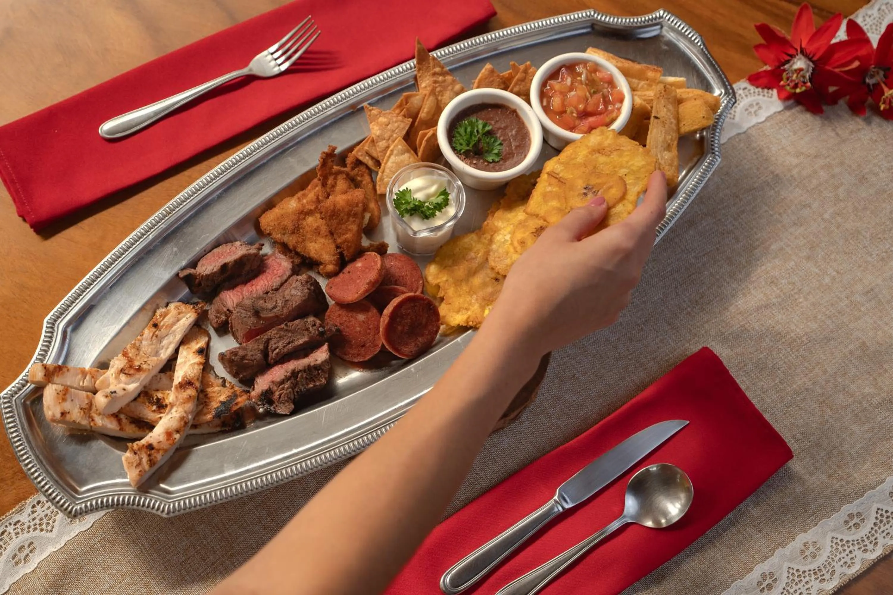 Food and drinks in Hotel Villa Florencia