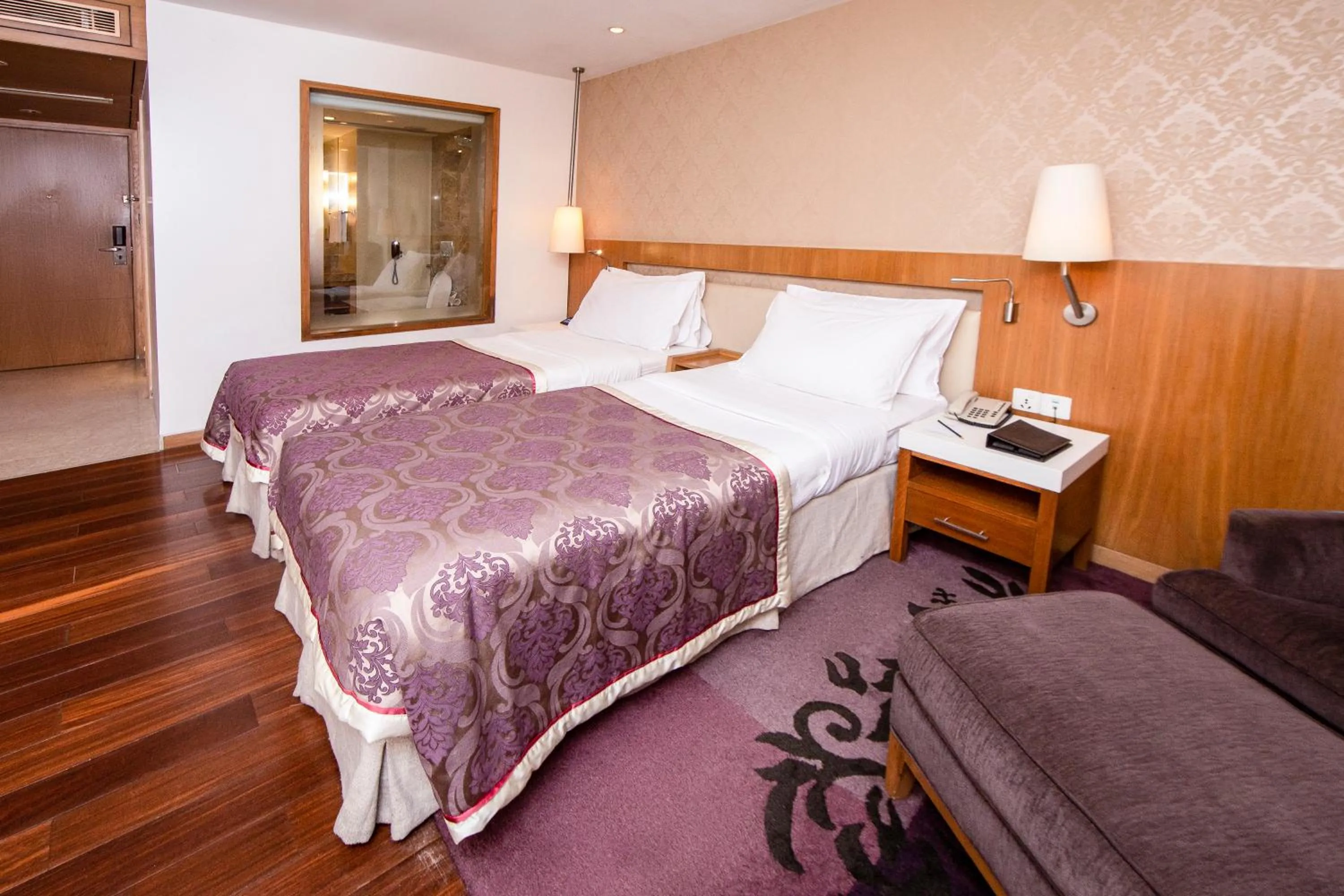 Bed in Hotel Bawa International