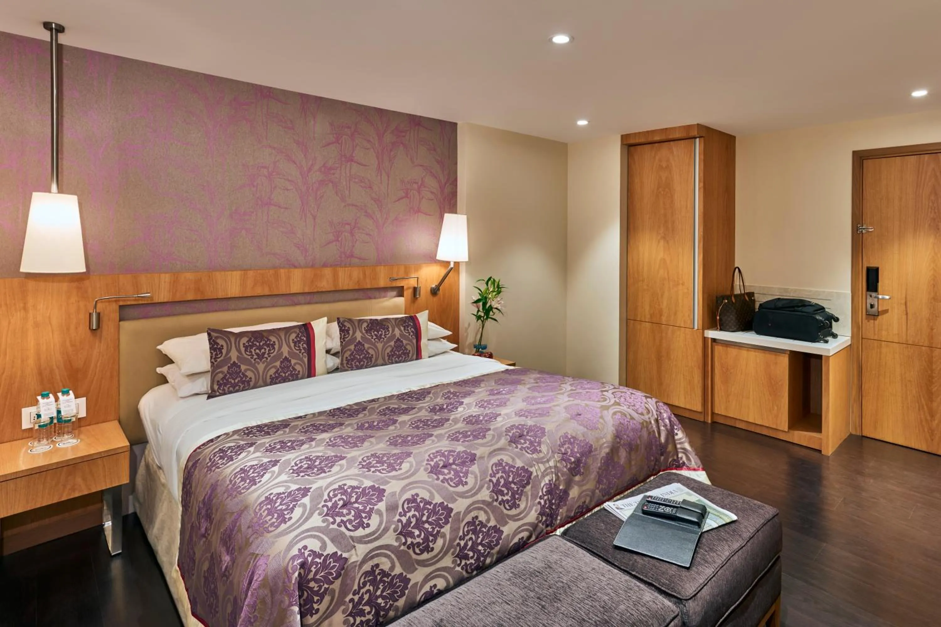 Bed in Hotel Bawa International