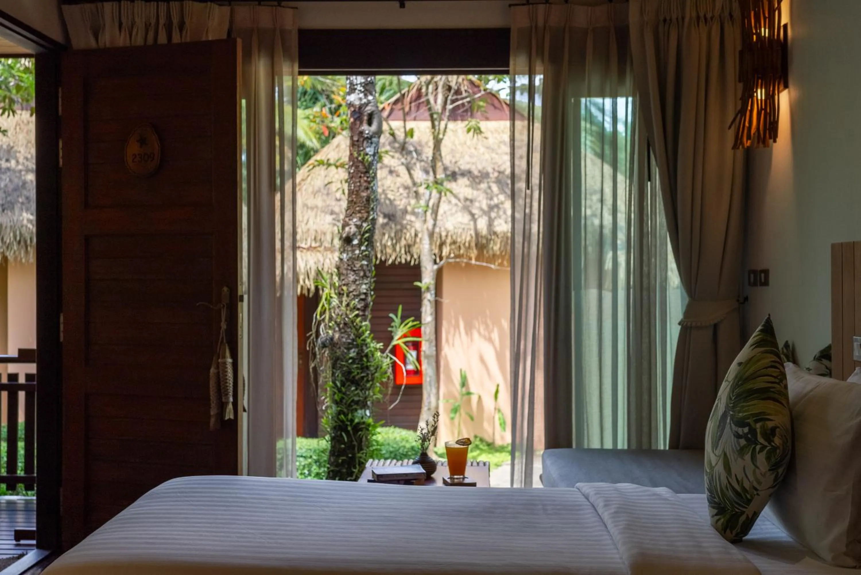 Bed in Tup Kaek Sunset Beach Resort-SHA Plus