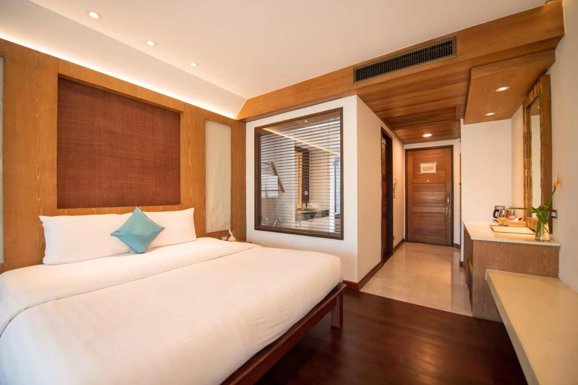 Bed in Tup Kaek Sunset Beach Resort-SHA Plus