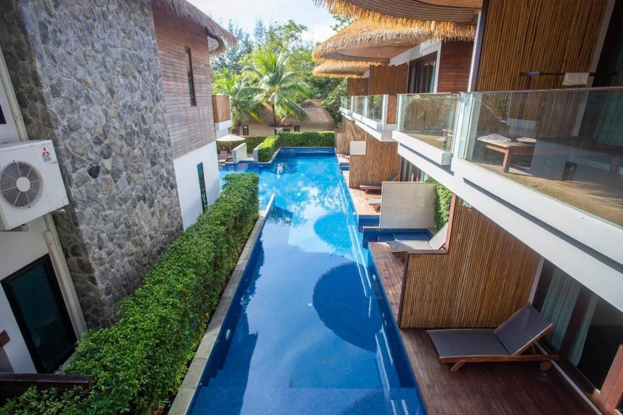 Balcony/Terrace in Tup Kaek Sunset Beach Resort-SHA Plus