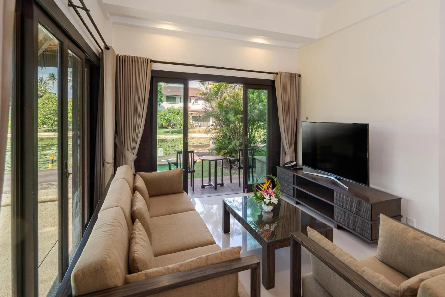 Living room in Banyu Biru Villa