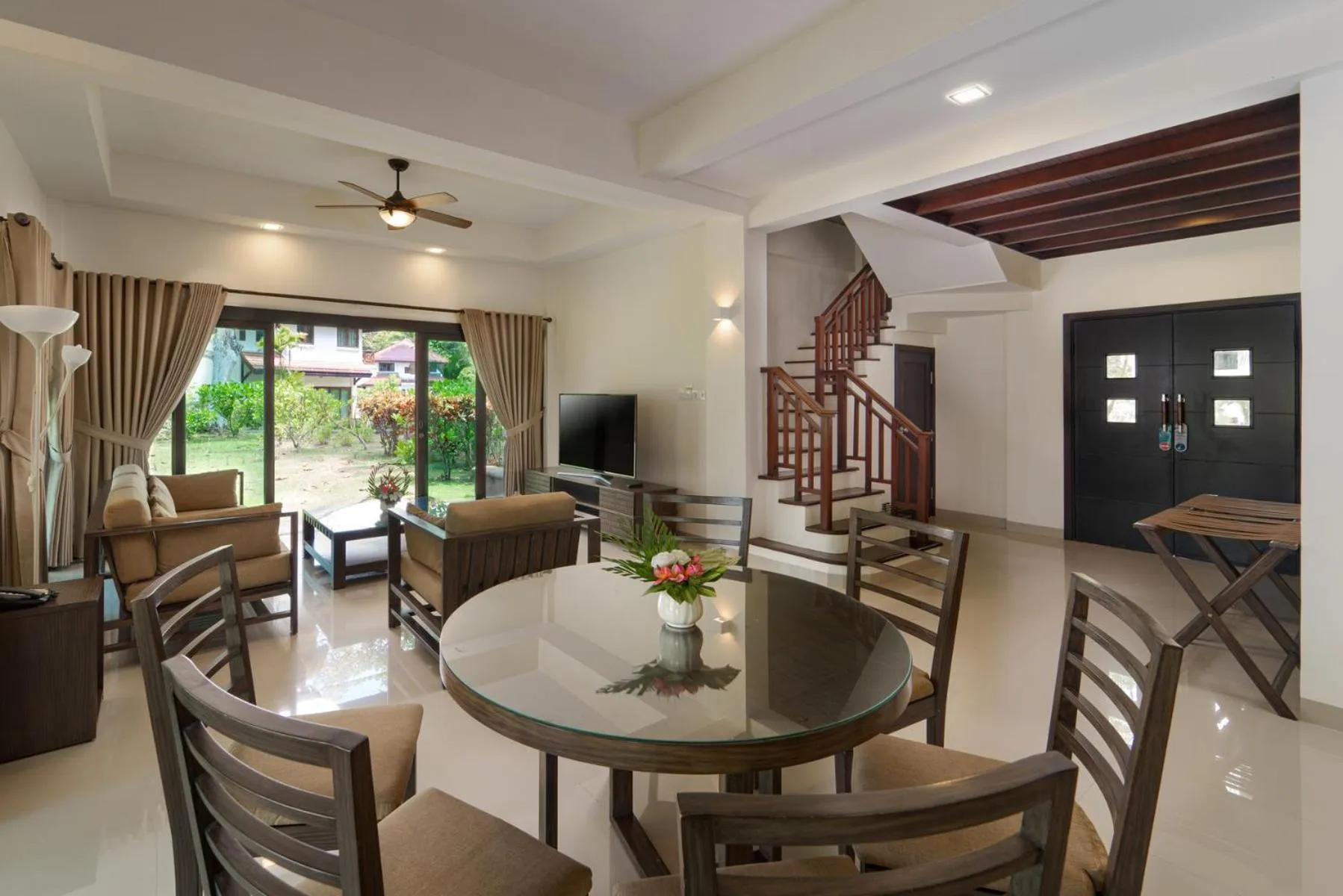 Living room in Banyu Biru Villa