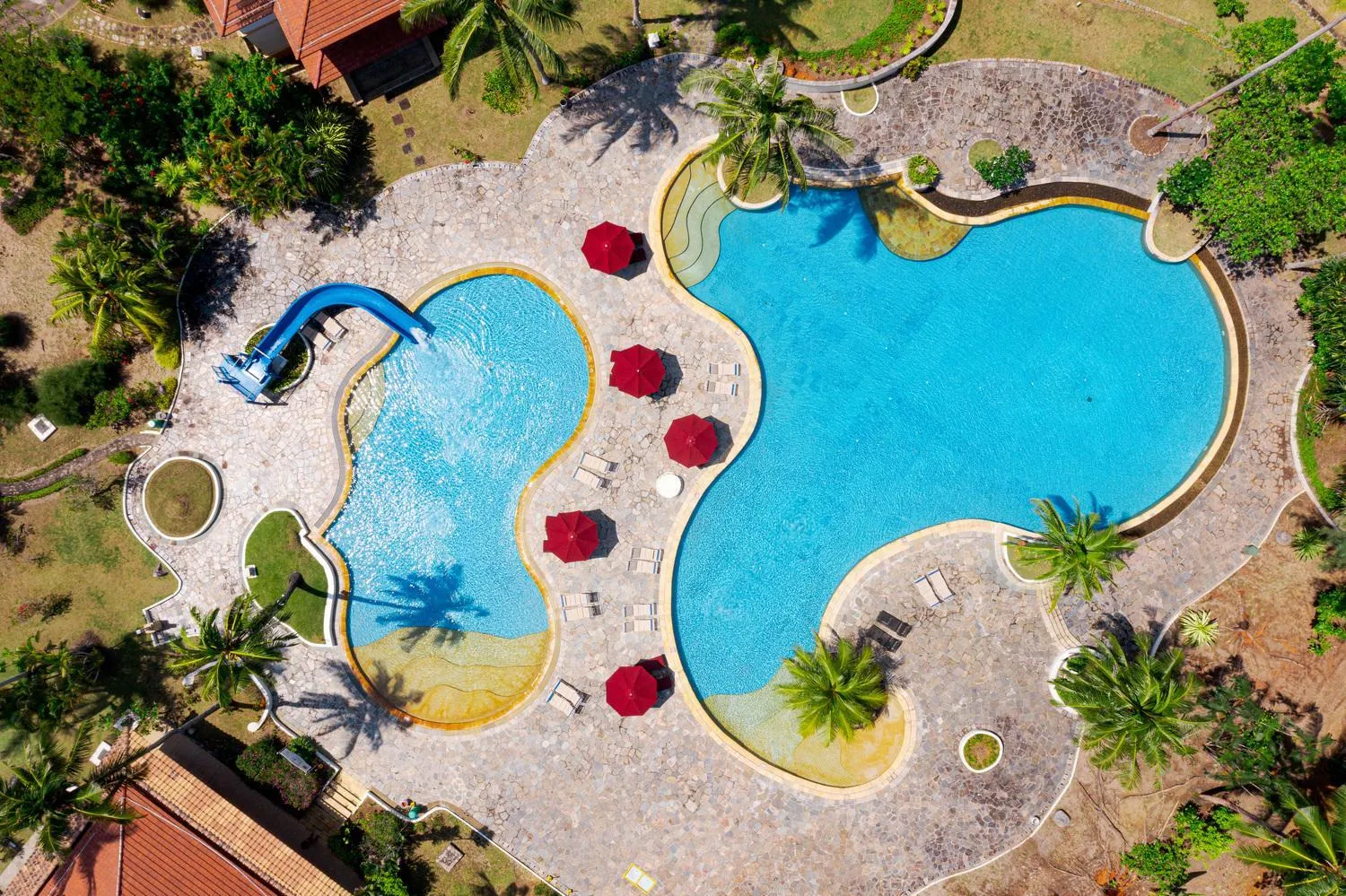 Swimming pool in Banyu Biru Villa