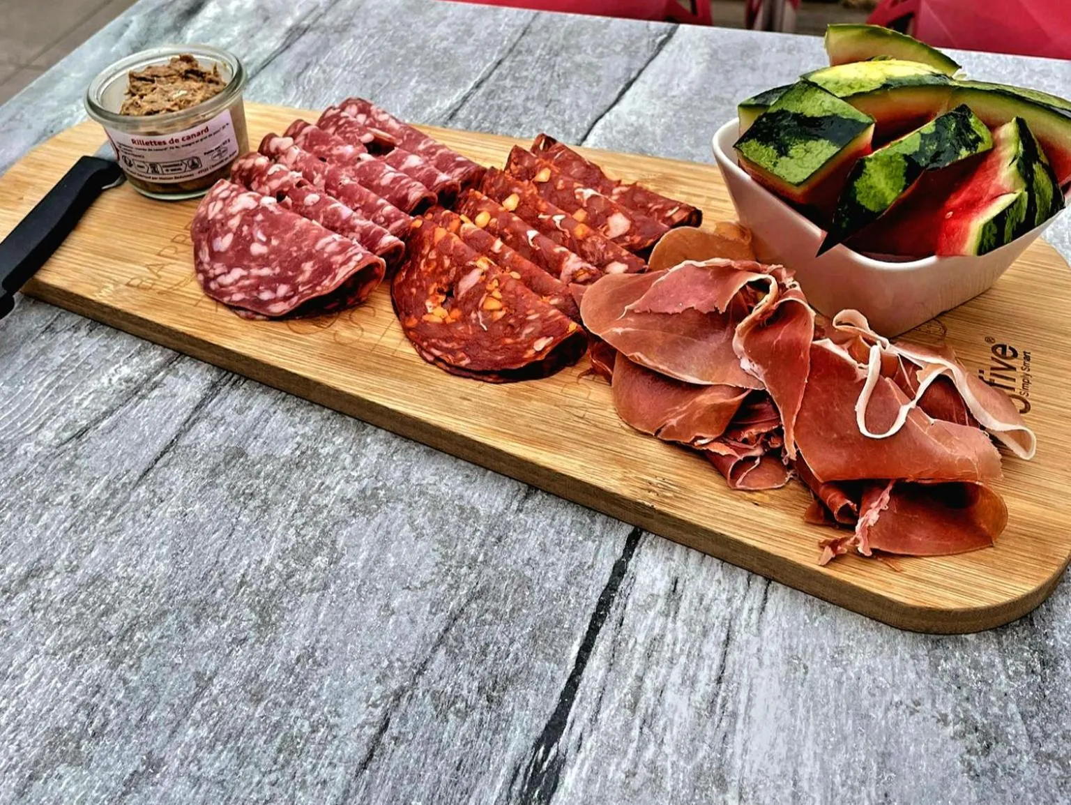 Food in Hotel Saint Georges, Face à la mer