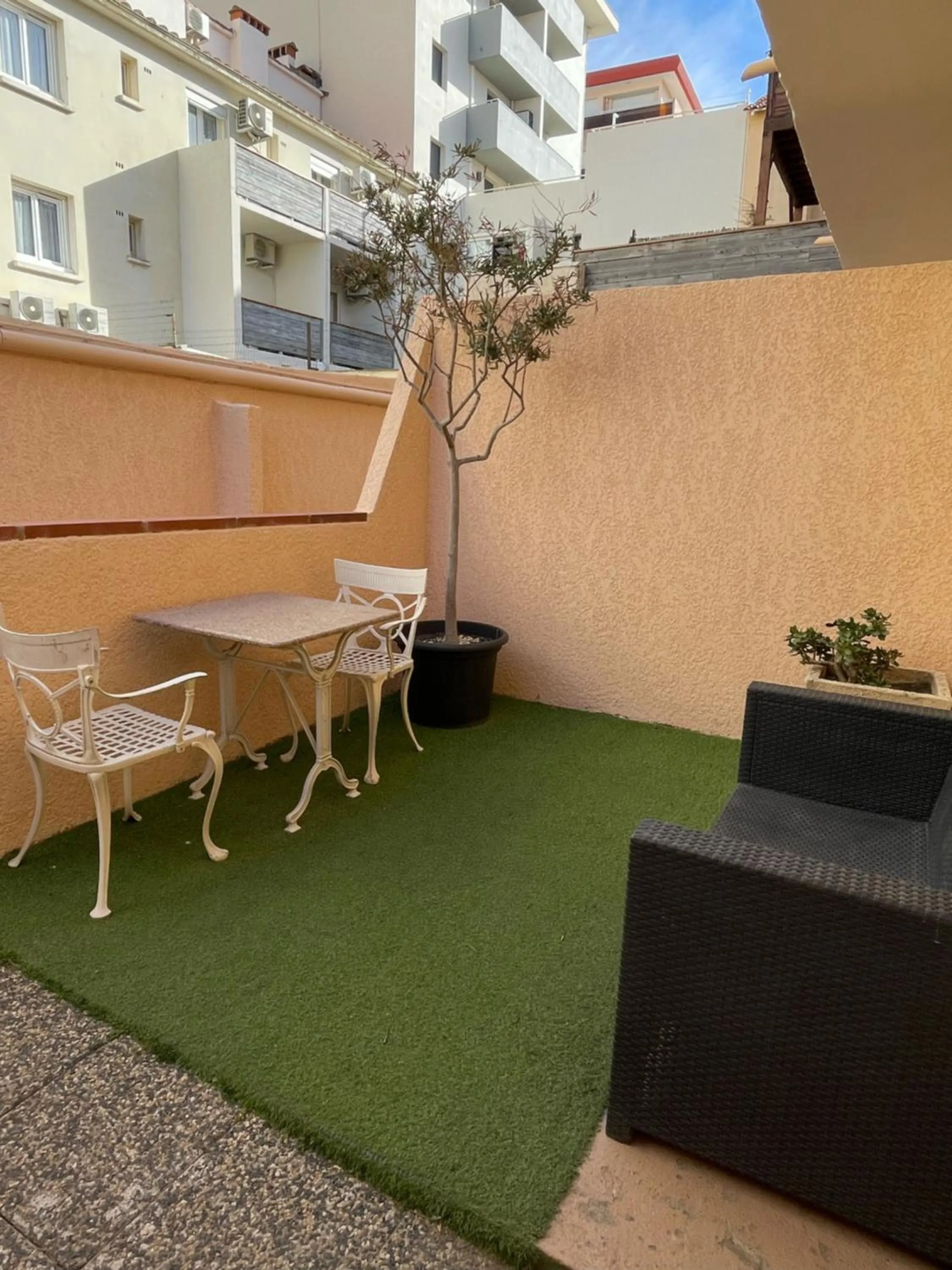 Balcony/Terrace in Hotel Saint Georges, Face à la mer