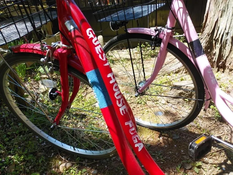 Cycling in Kakunodate Guesthouse Fuga