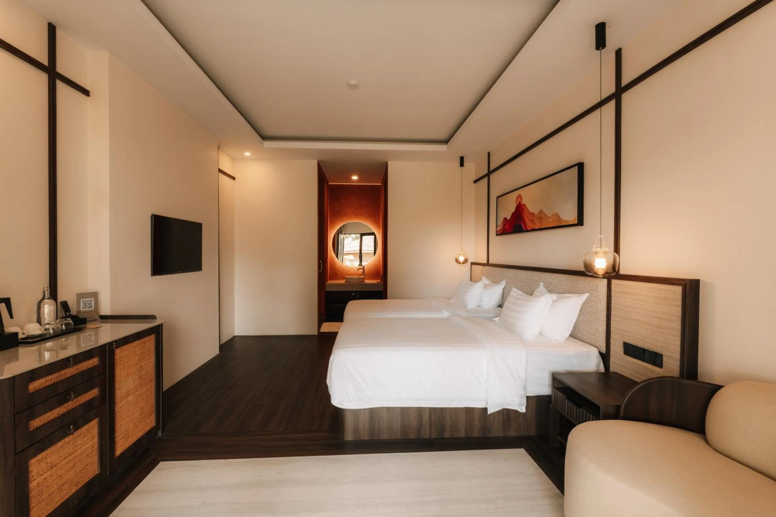 Bed in KTM Resort Batam