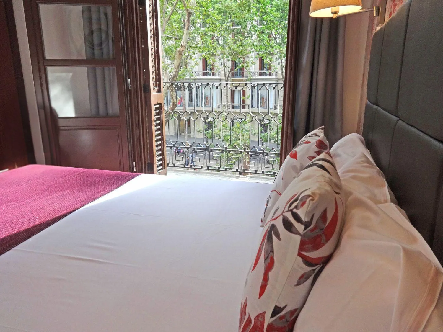 Bed in Hotel Lloret Ramblas