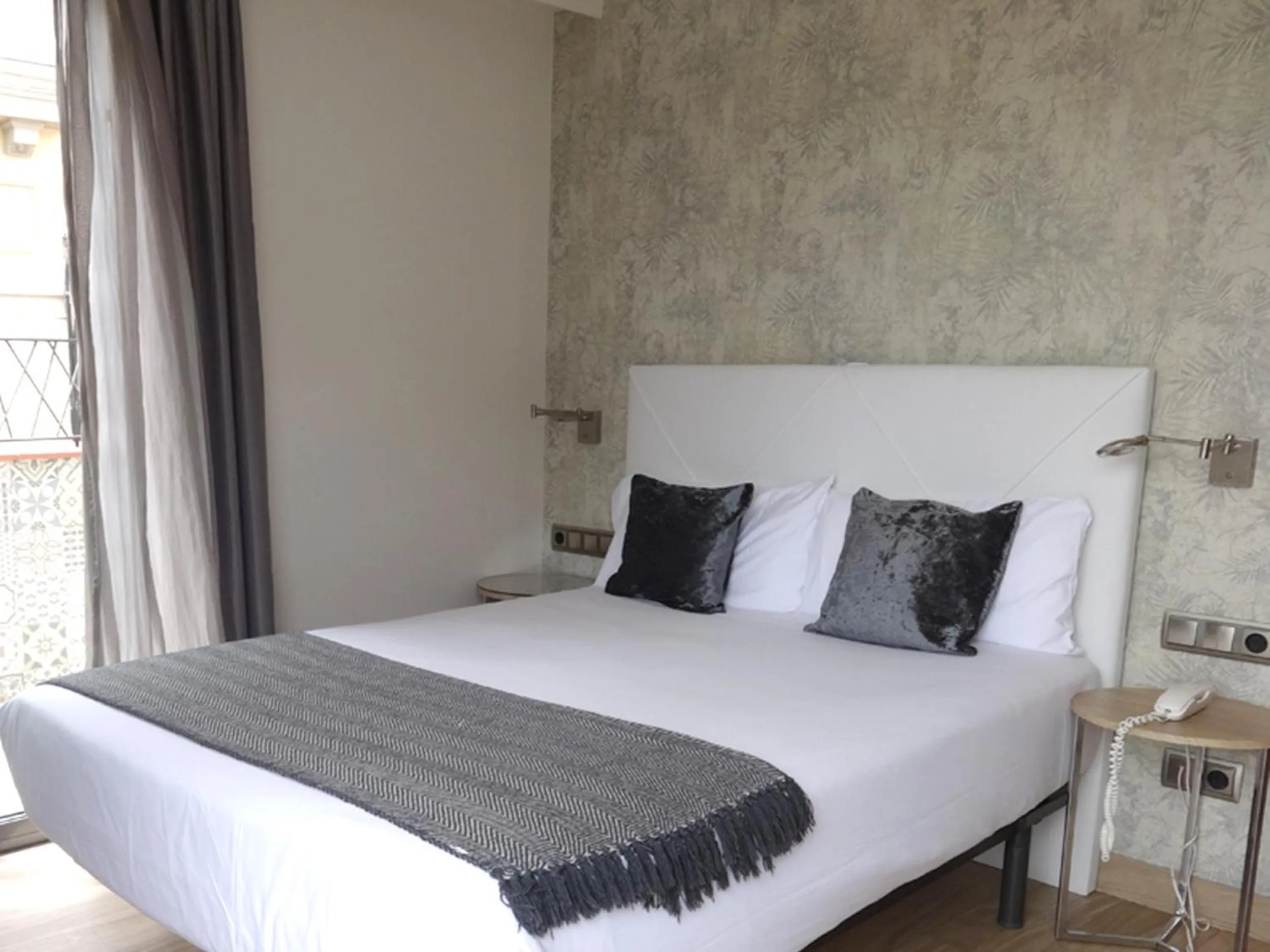 Bed in Hotel Lloret Ramblas