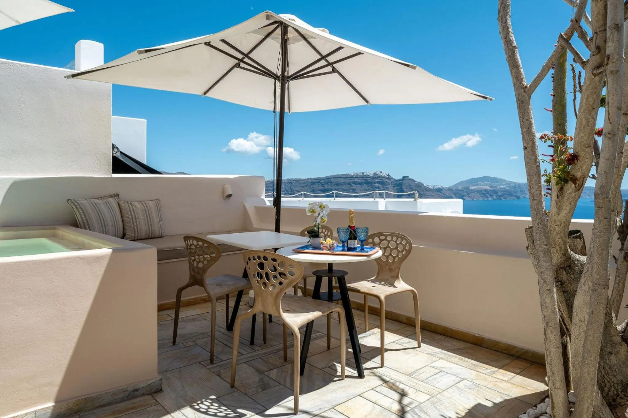 Patio in Passion Blue Villas