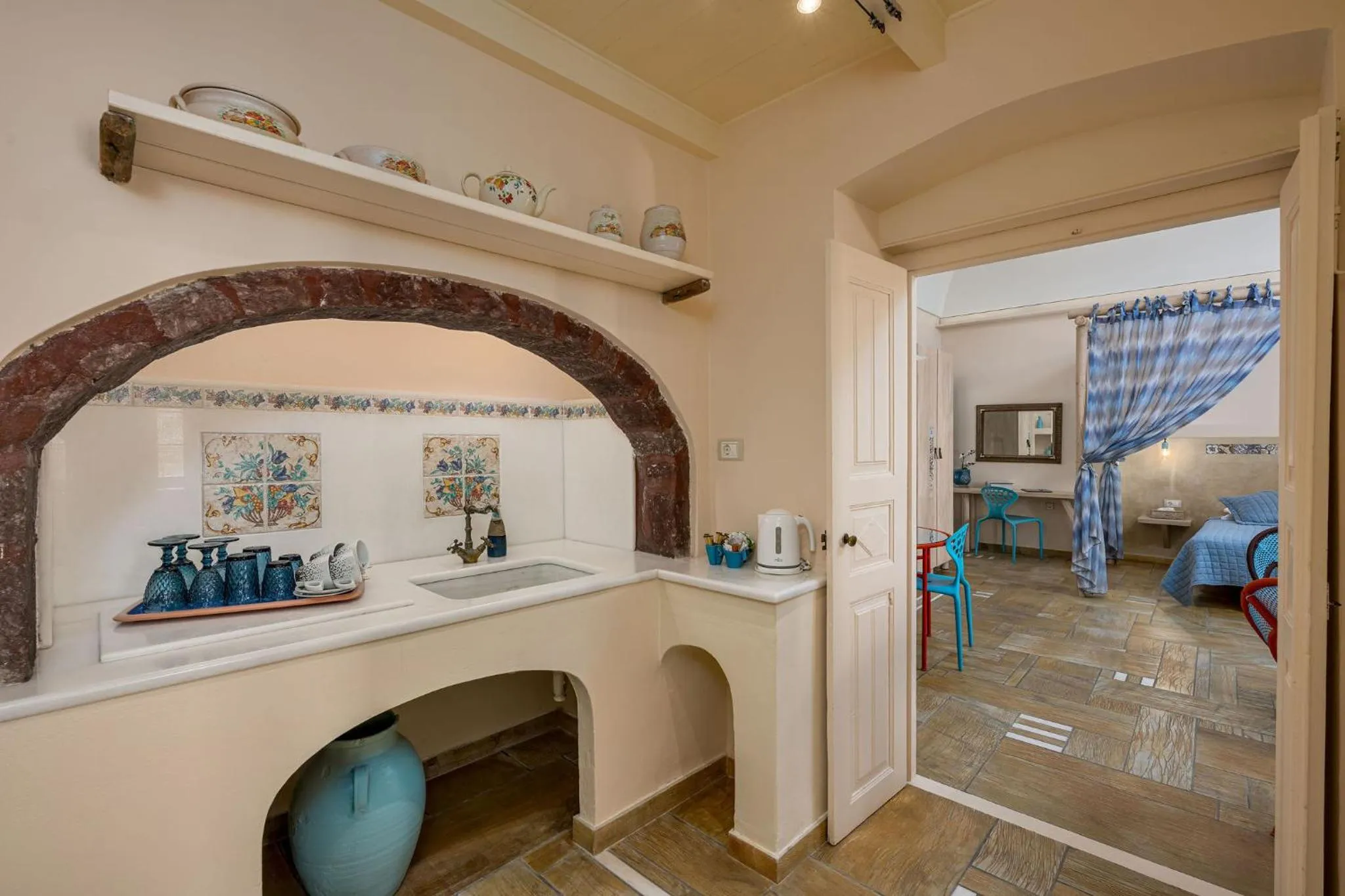 Kitchen or kitchenette in Passion Blue Villas