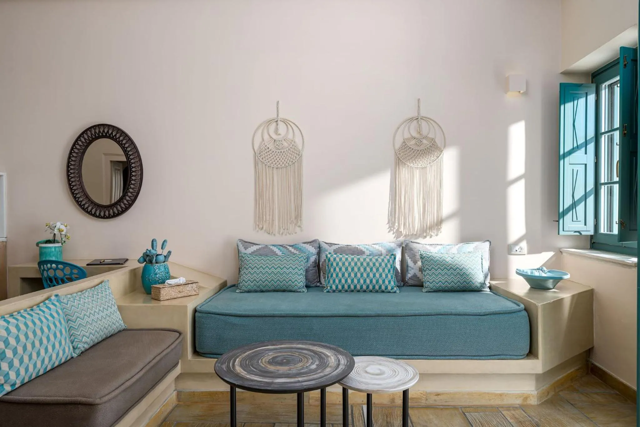 Bed in Passion Blue Villas