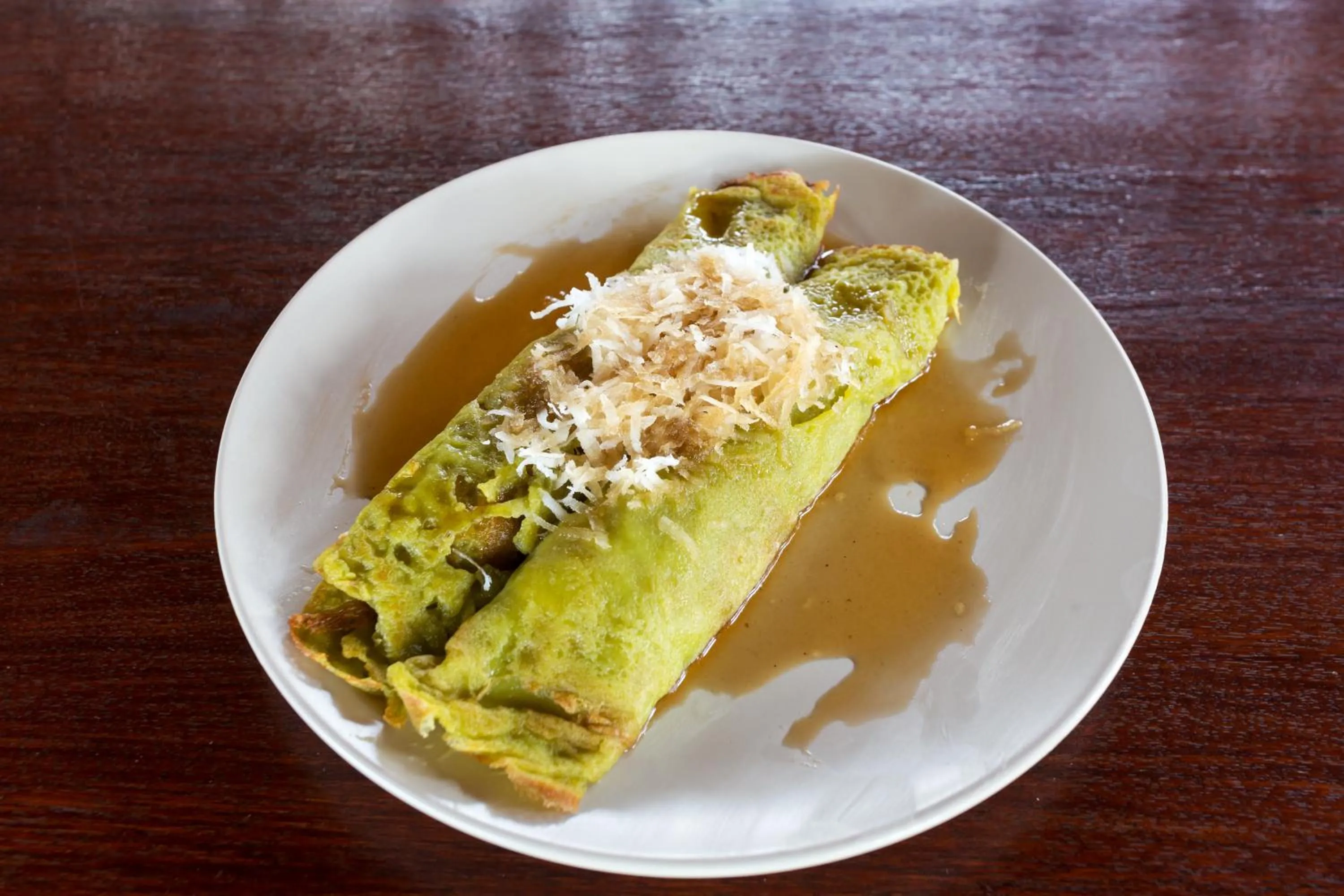 Asian breakfast in Rumah Roda