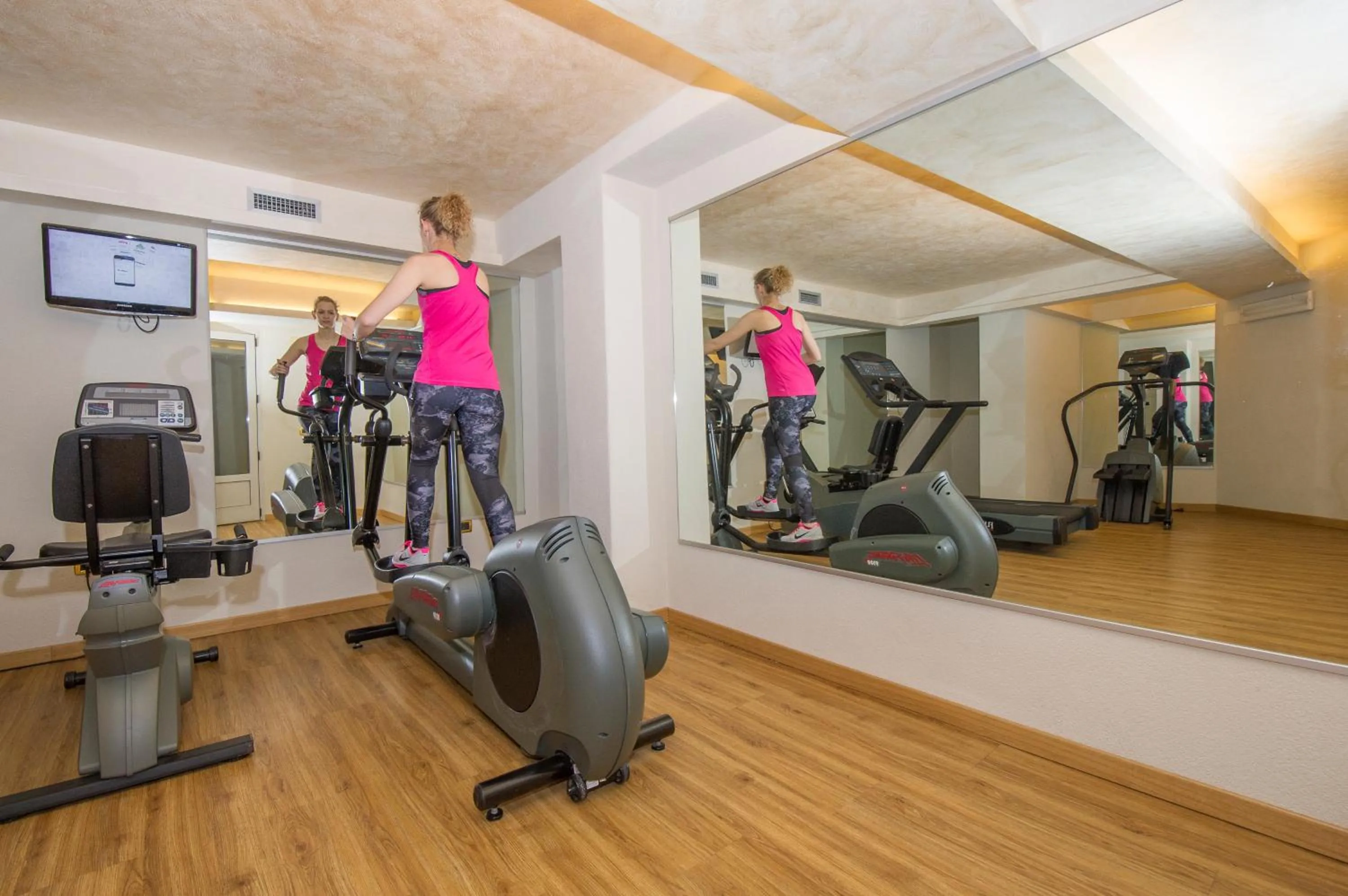 Fitness centre/facilities in Sport Hotel Vittoria
