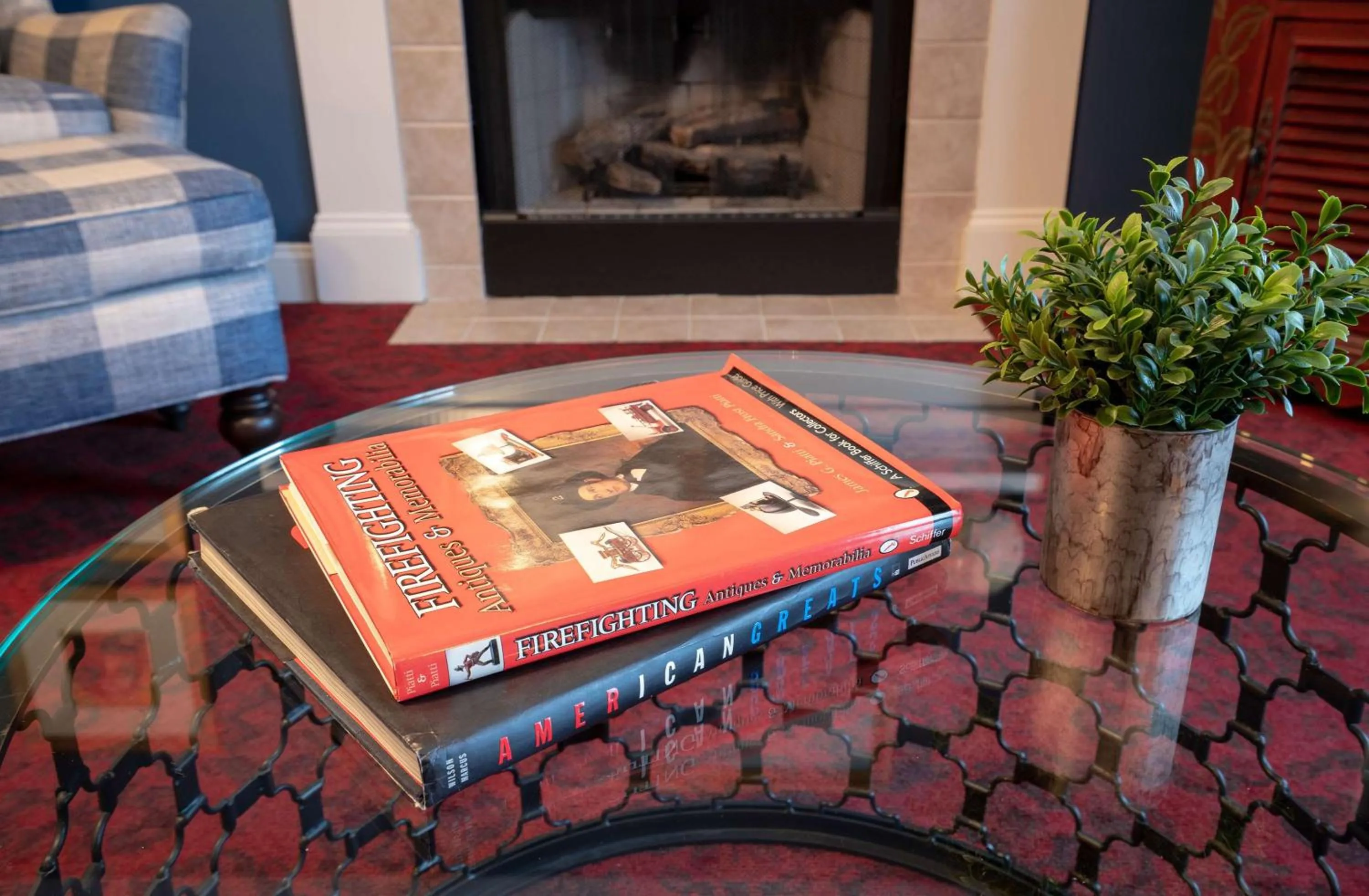 Bedroom in The Kendall Hotel at the Engine 7 Firehouse