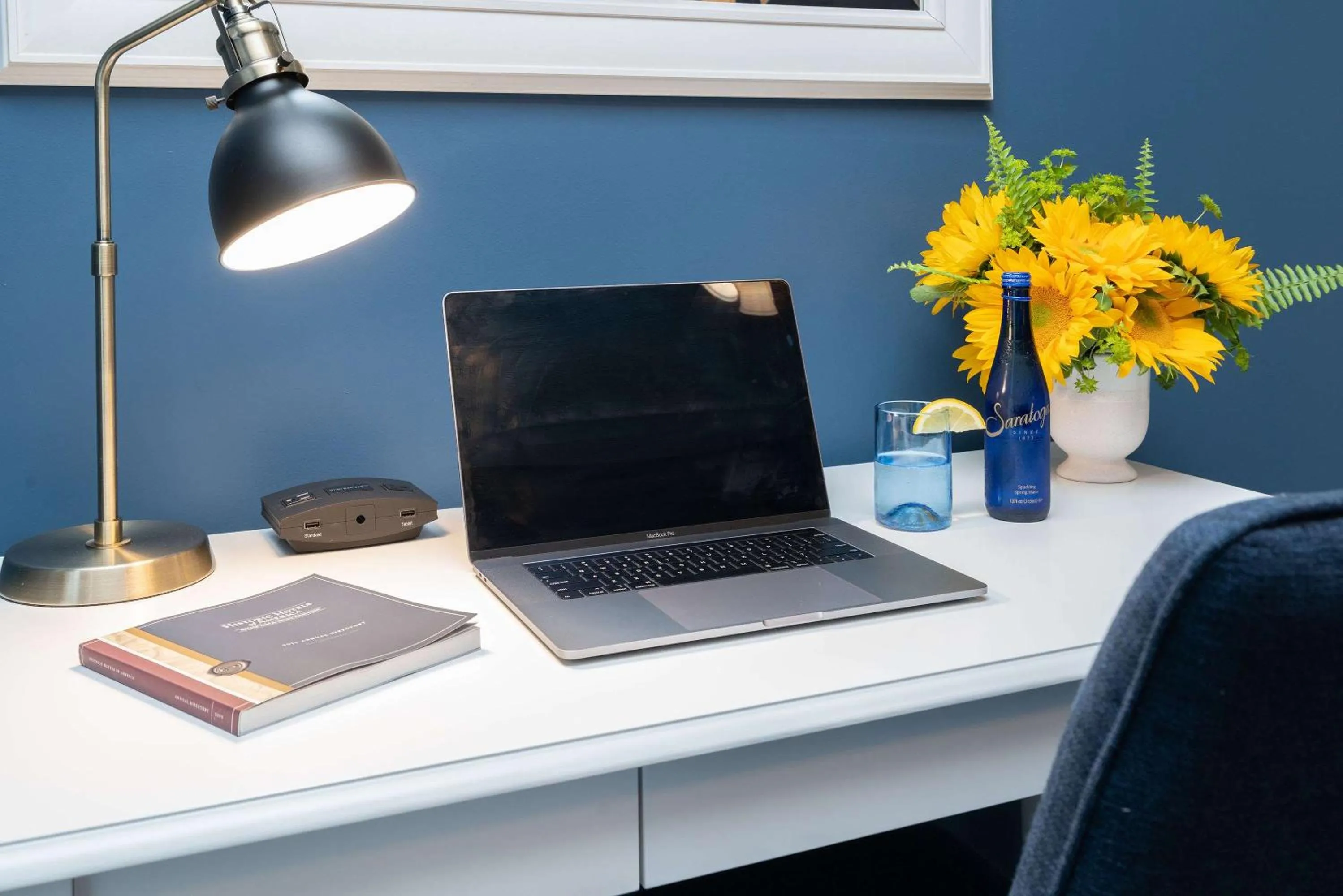 Bedroom in The Kendall Hotel at the Engine 7 Firehouse