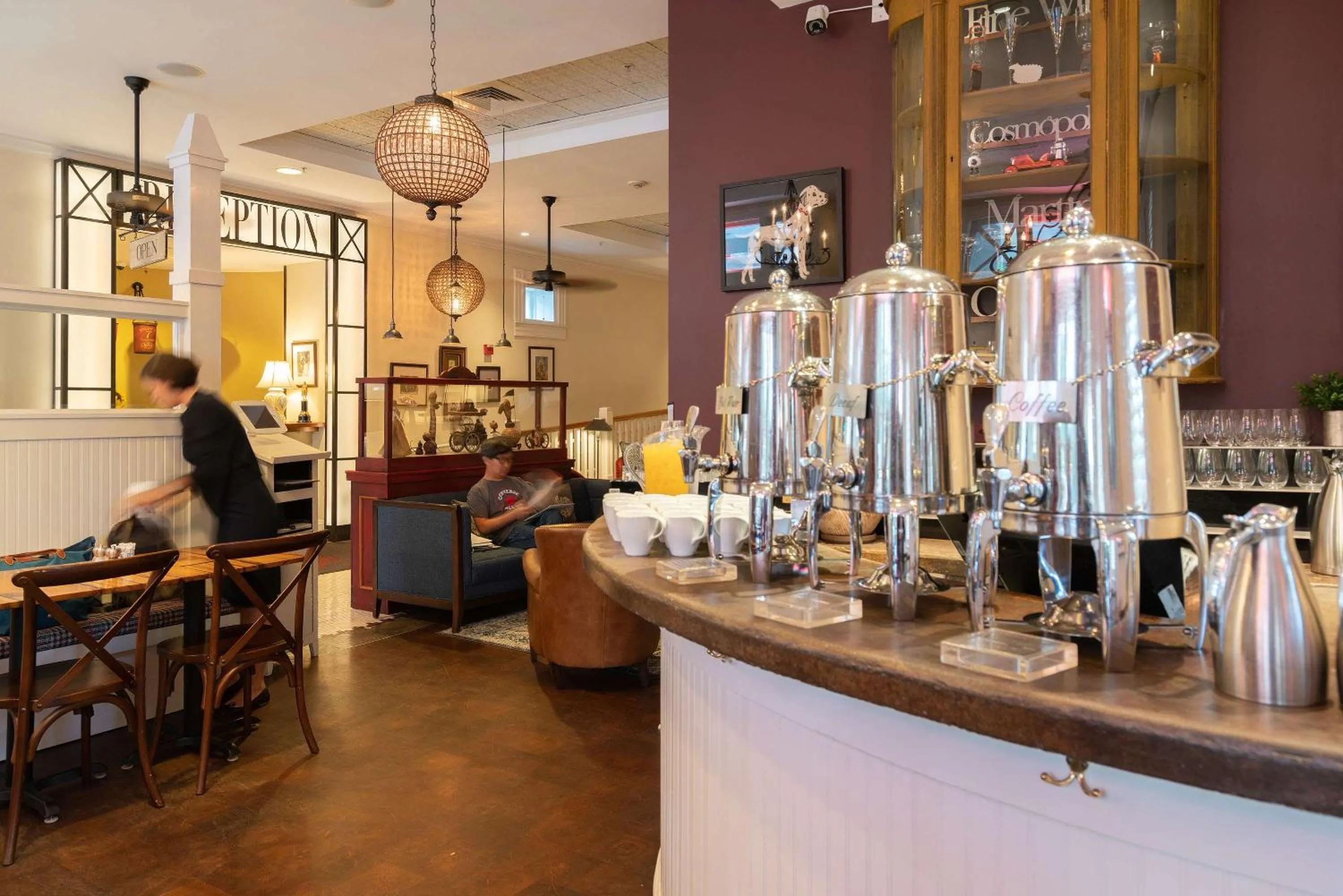 Restaurant/places to eat in The Kendall Hotel at the Engine 7 Firehouse