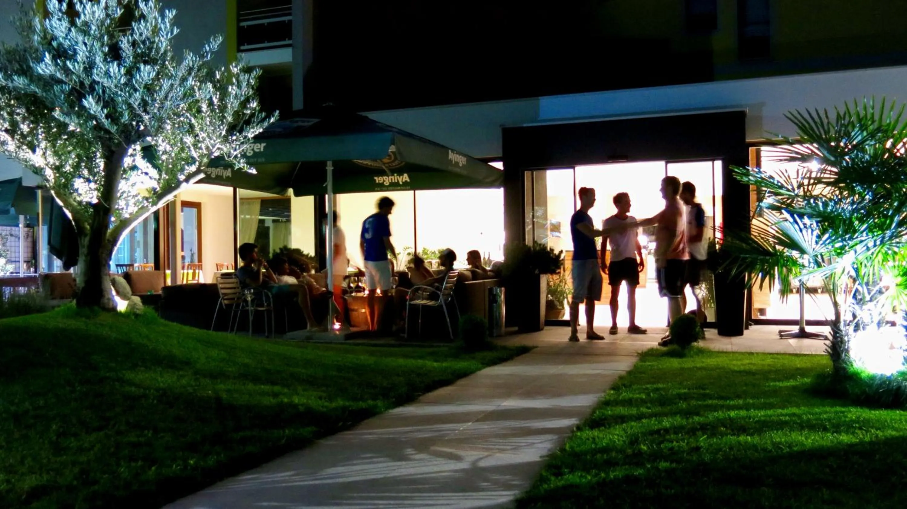 Patio in Hotel Raffl