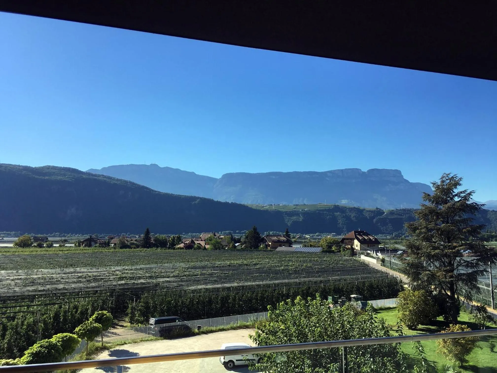 Garden view in Hotel Raffl