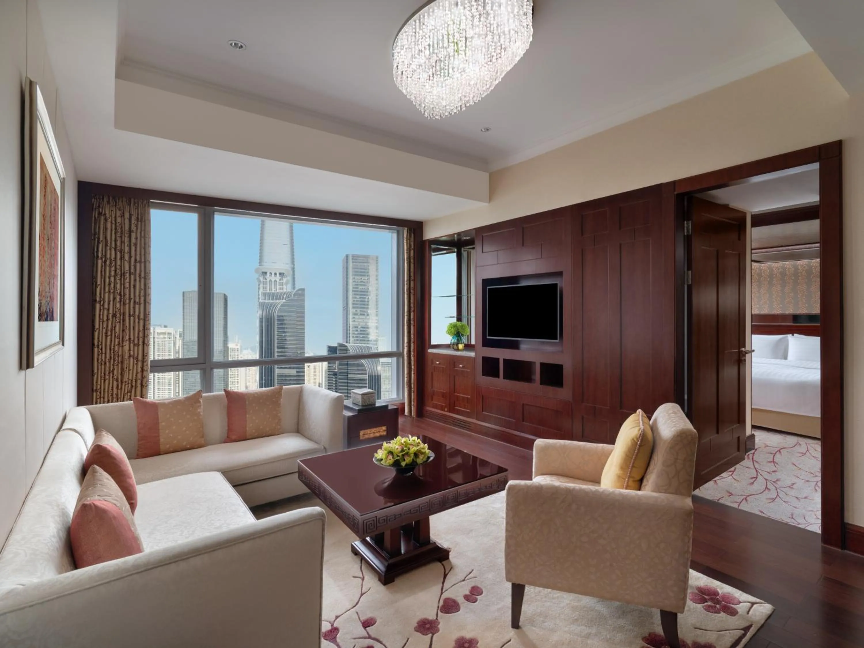 Living room in Futian Shangri-La, Shenzhen