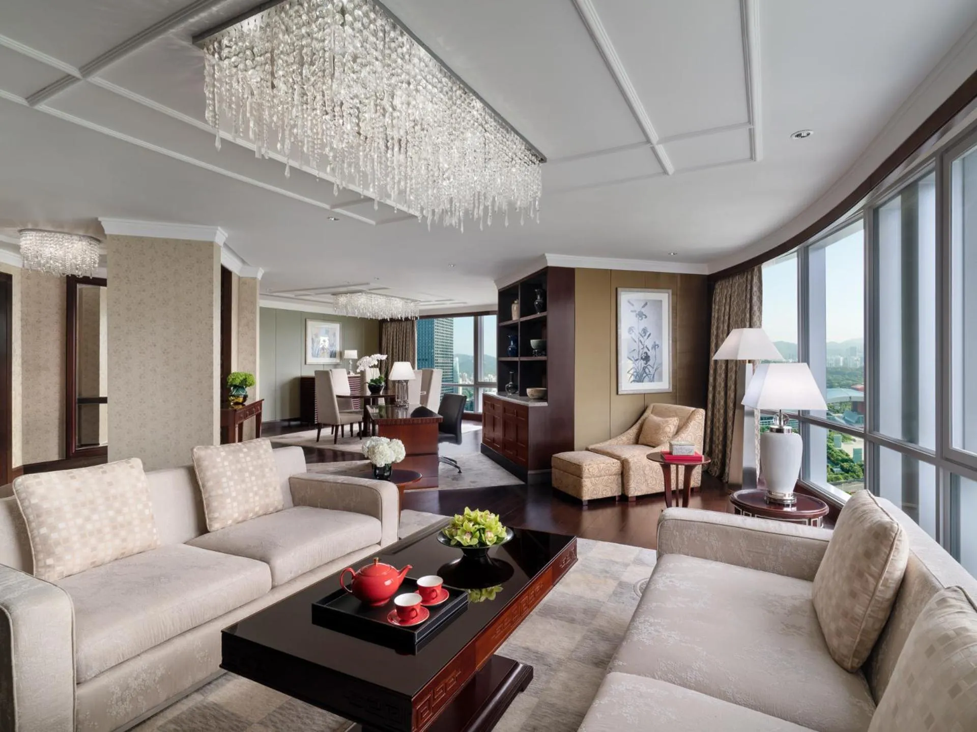 Living room in Futian Shangri-La, Shenzhen