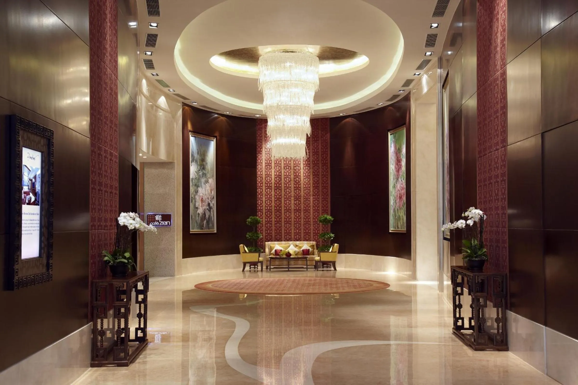 Lobby or reception in Futian Shangri-La, Shenzhen