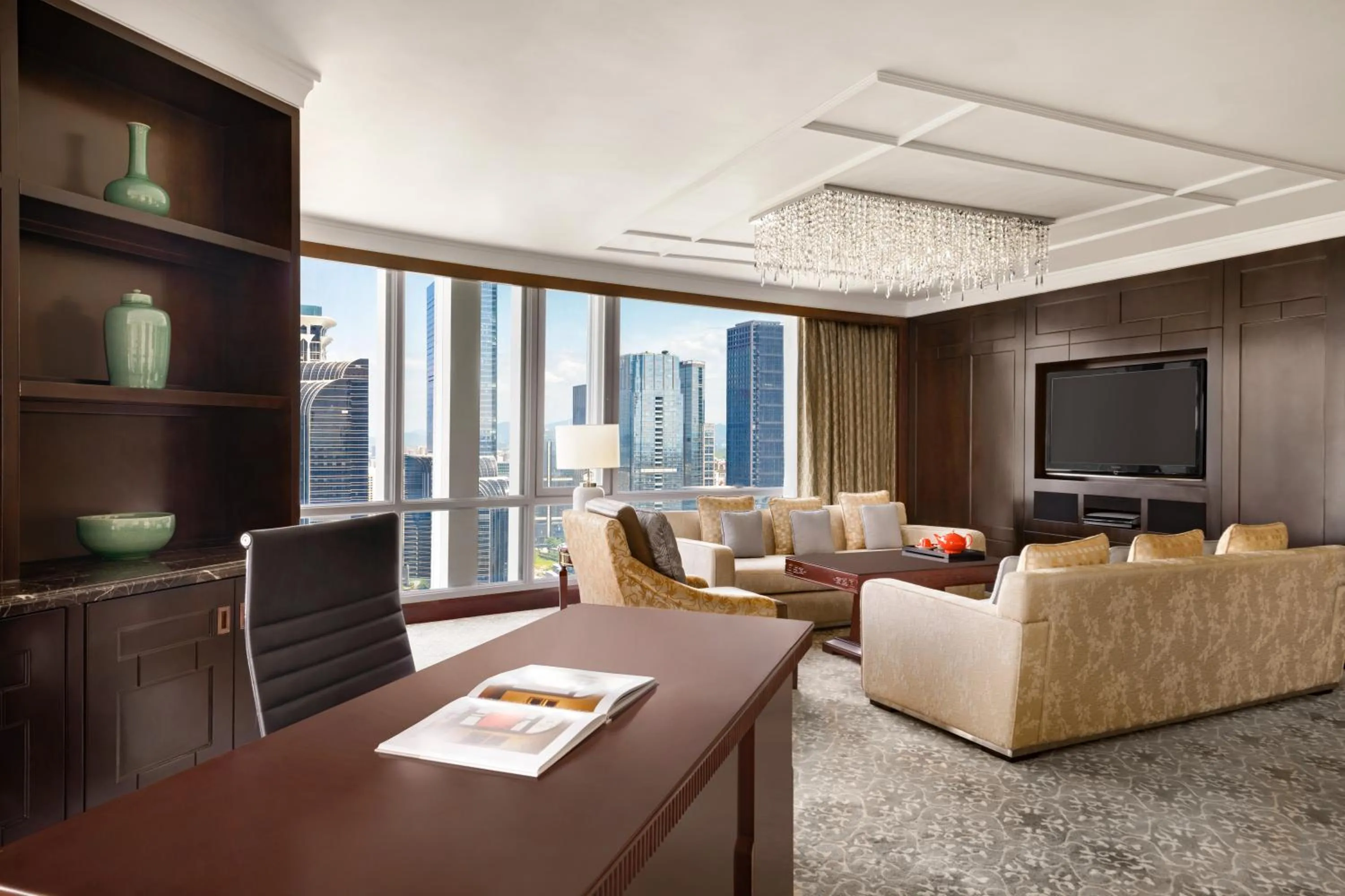 Living room in Futian Shangri-La, Shenzhen