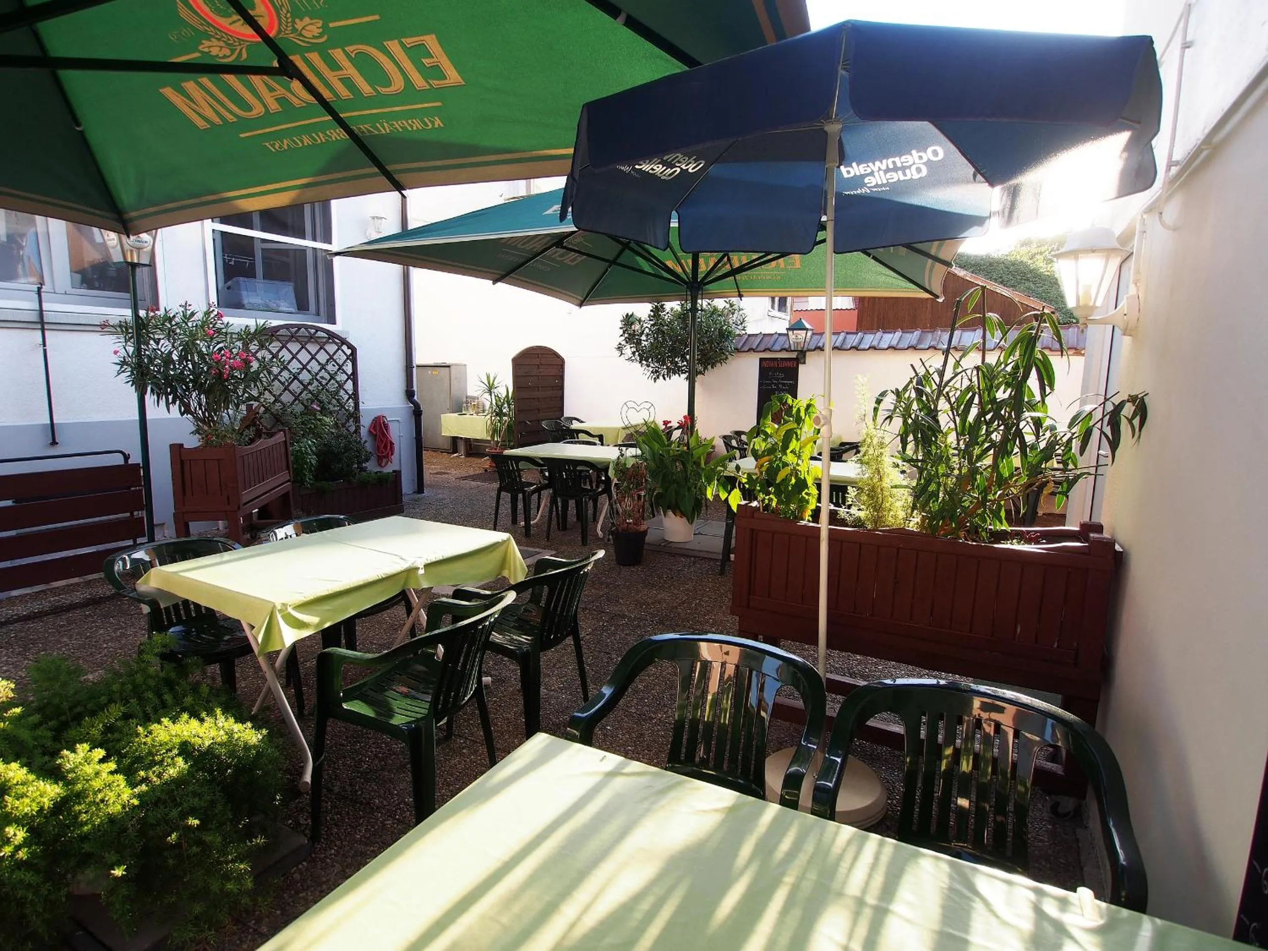 Garden view in Gasthof Schillereck