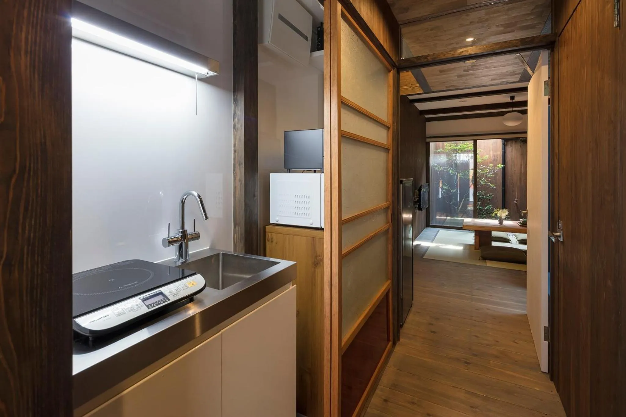 Kitchen or kitchenette in Akebono an Machiya House