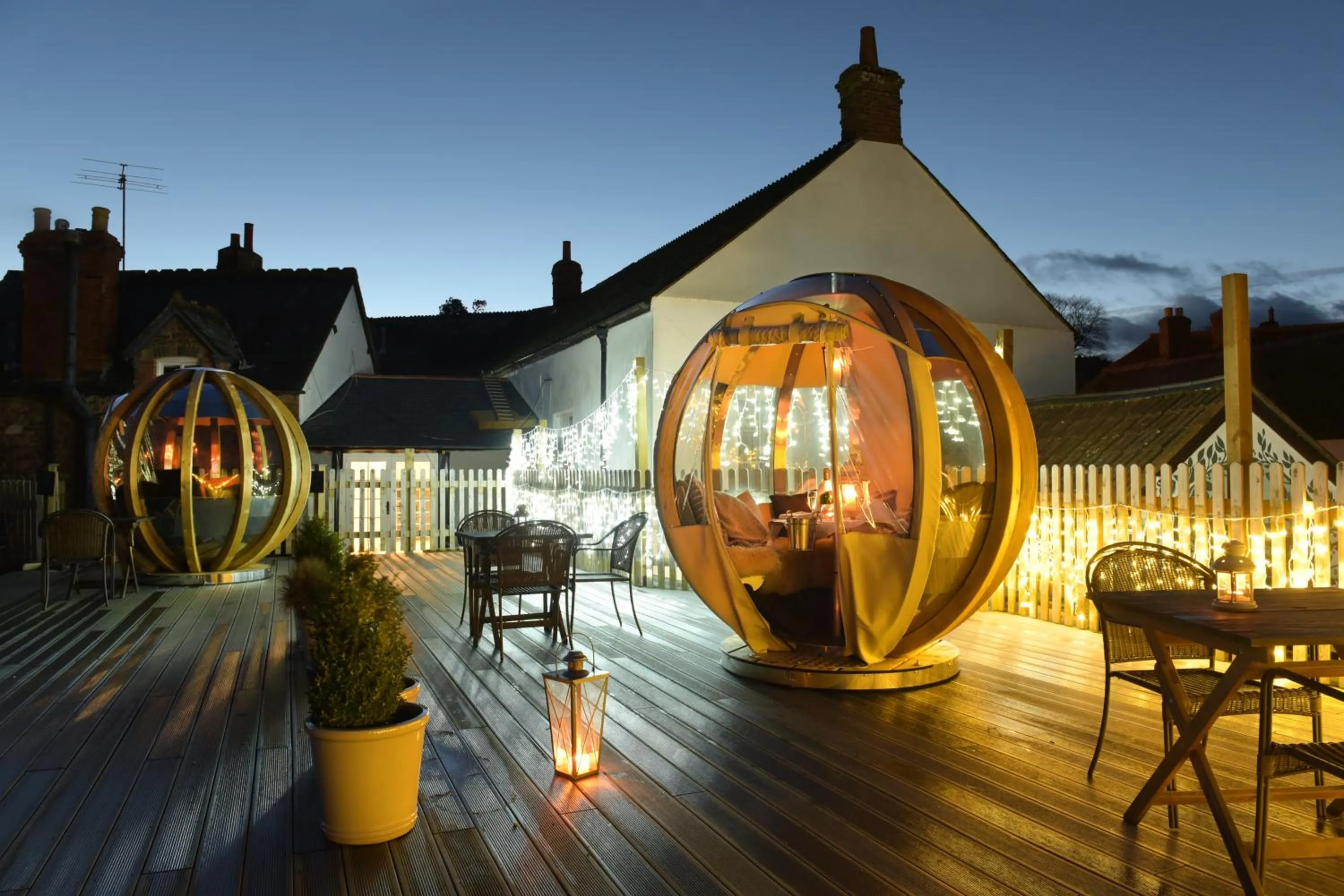 Patio in Luttrell Arms