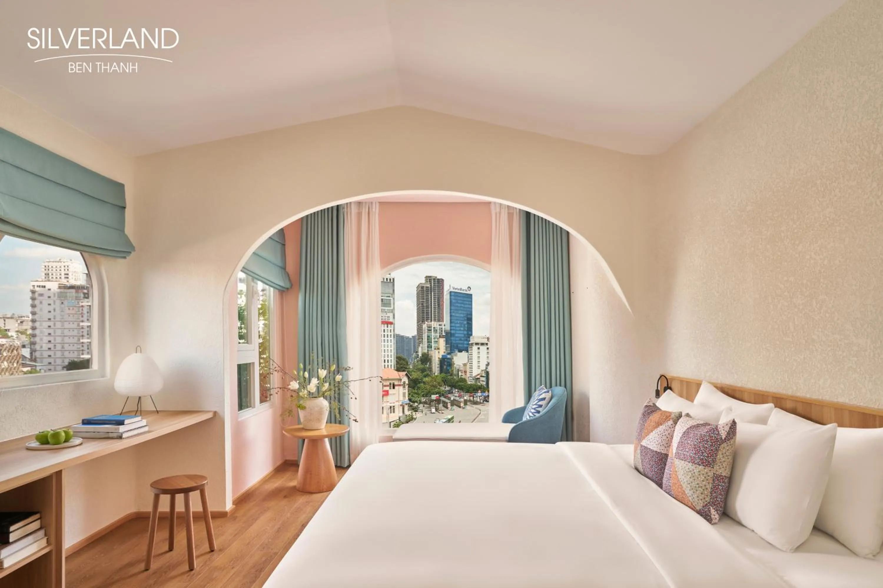 View (from property/room), Bed in Silverland Bến Thành