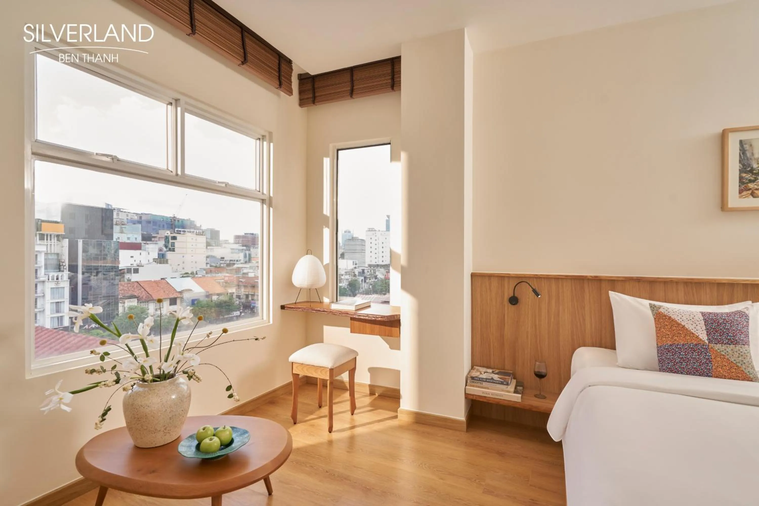 View (from property/room), Bed in Silverland Bến Thành