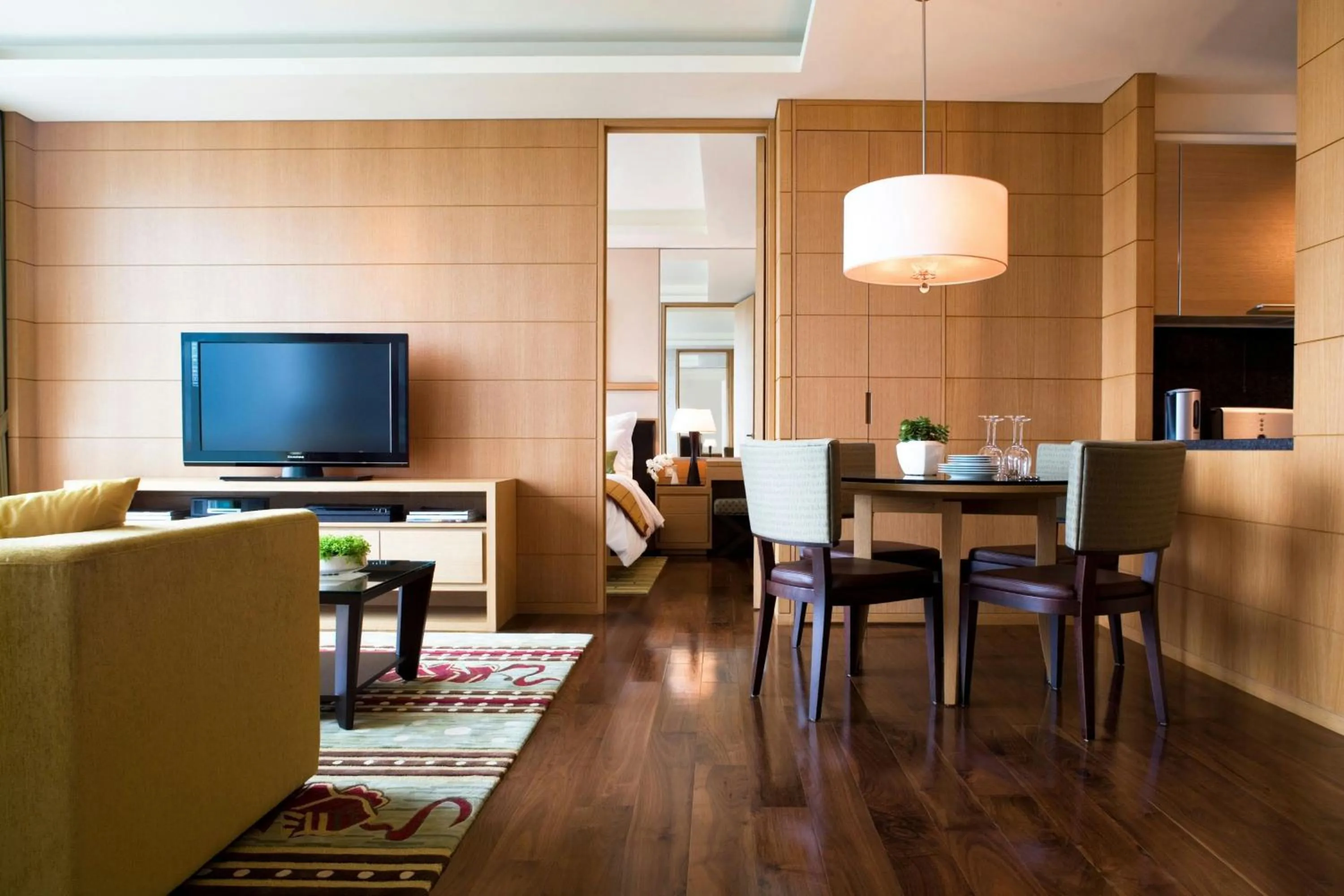 Living room in Marriott Executive Apartment Seoul