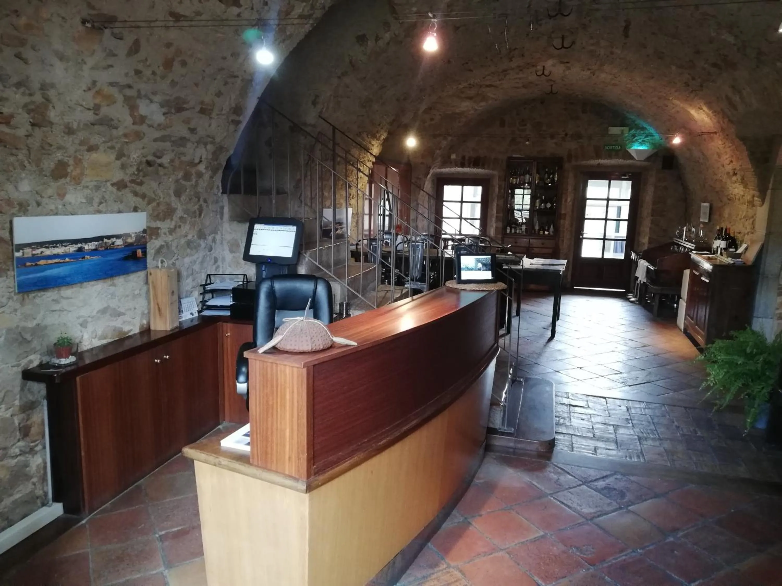 Lobby or reception in Hotel Molí de l'Escala