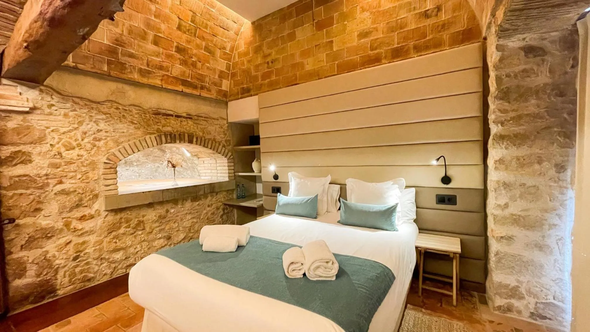 Bed in Hotel Molí de l'Escala