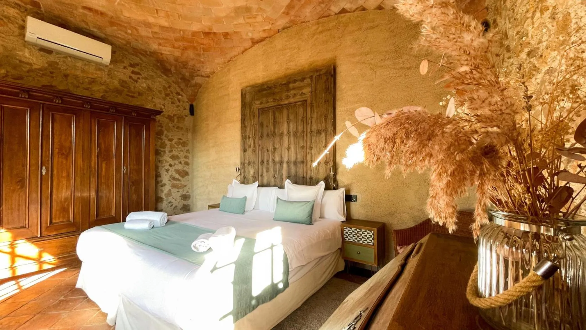 Bed in Hotel Molí de l'Escala