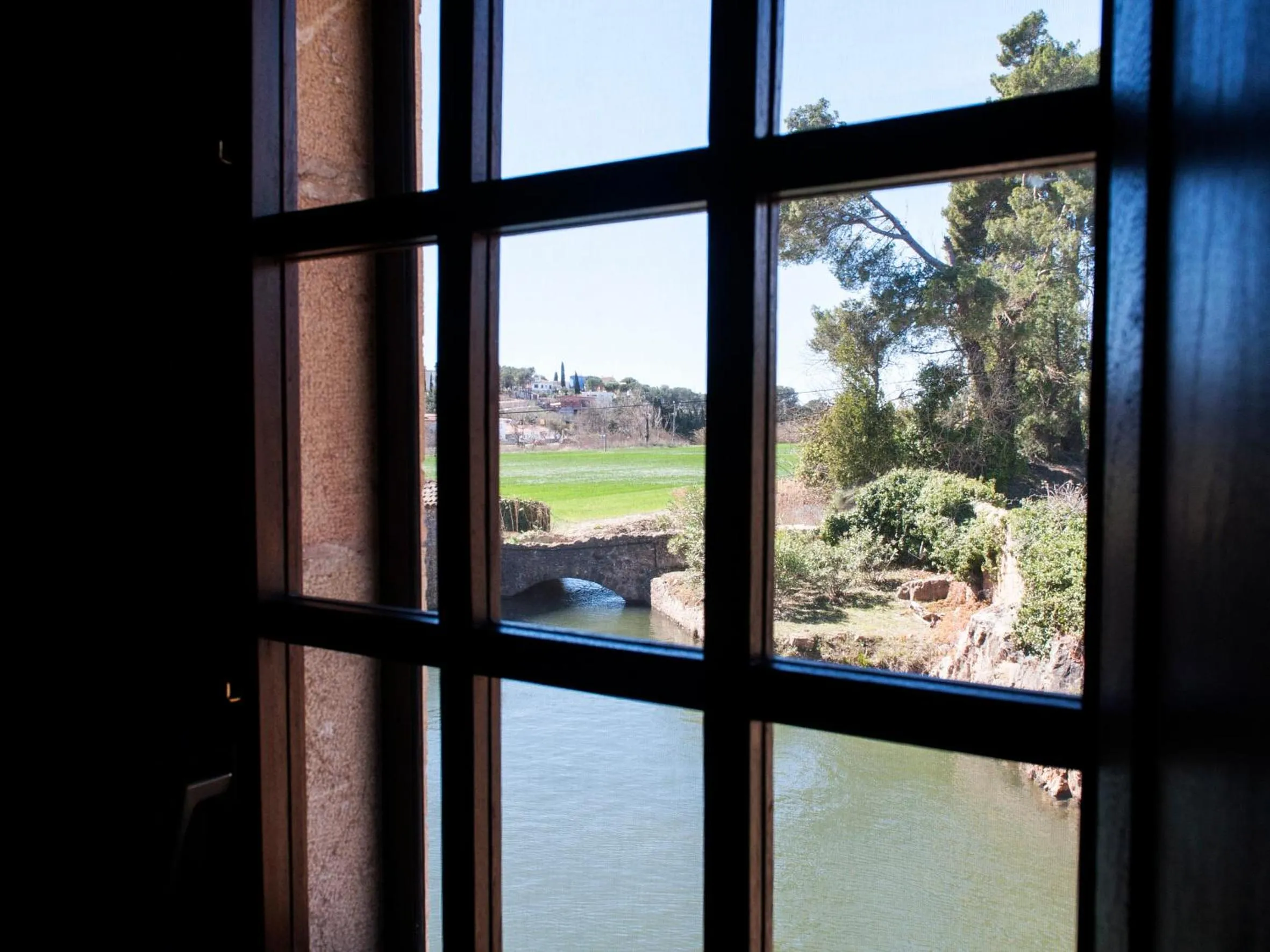 River view in Hotel Molí de l'Escala