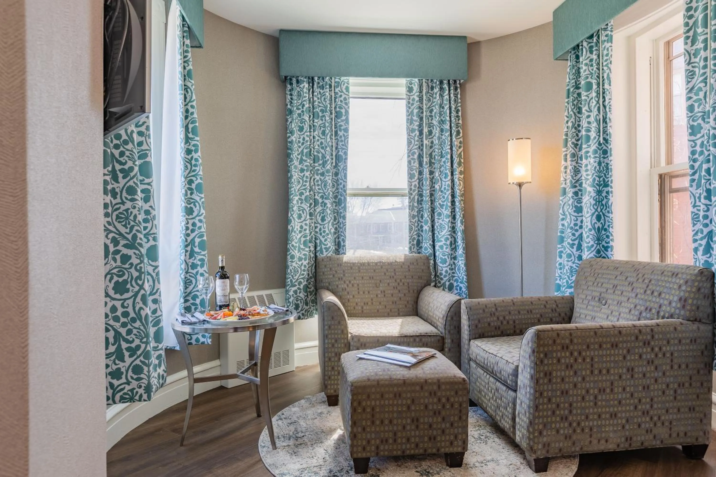 Seating area in The Centennial Hotel