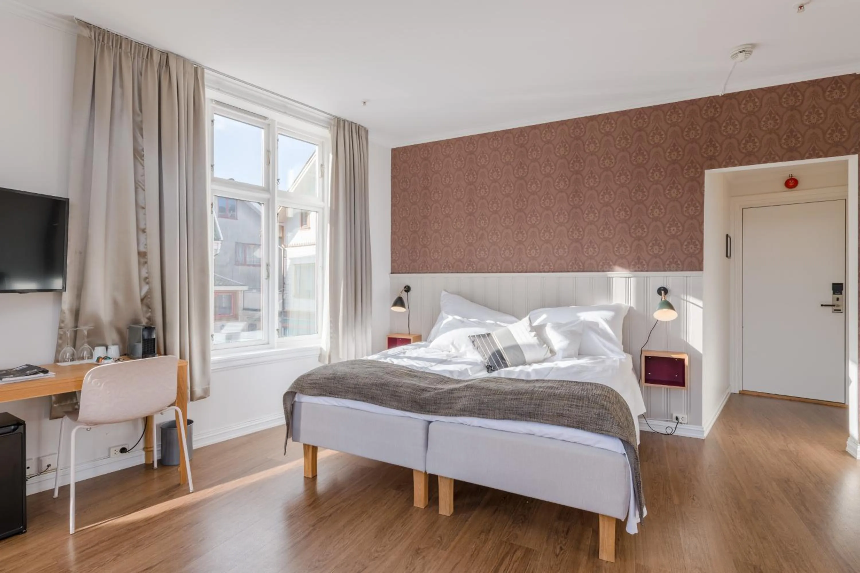 Bed in Grand Hotel Egersund