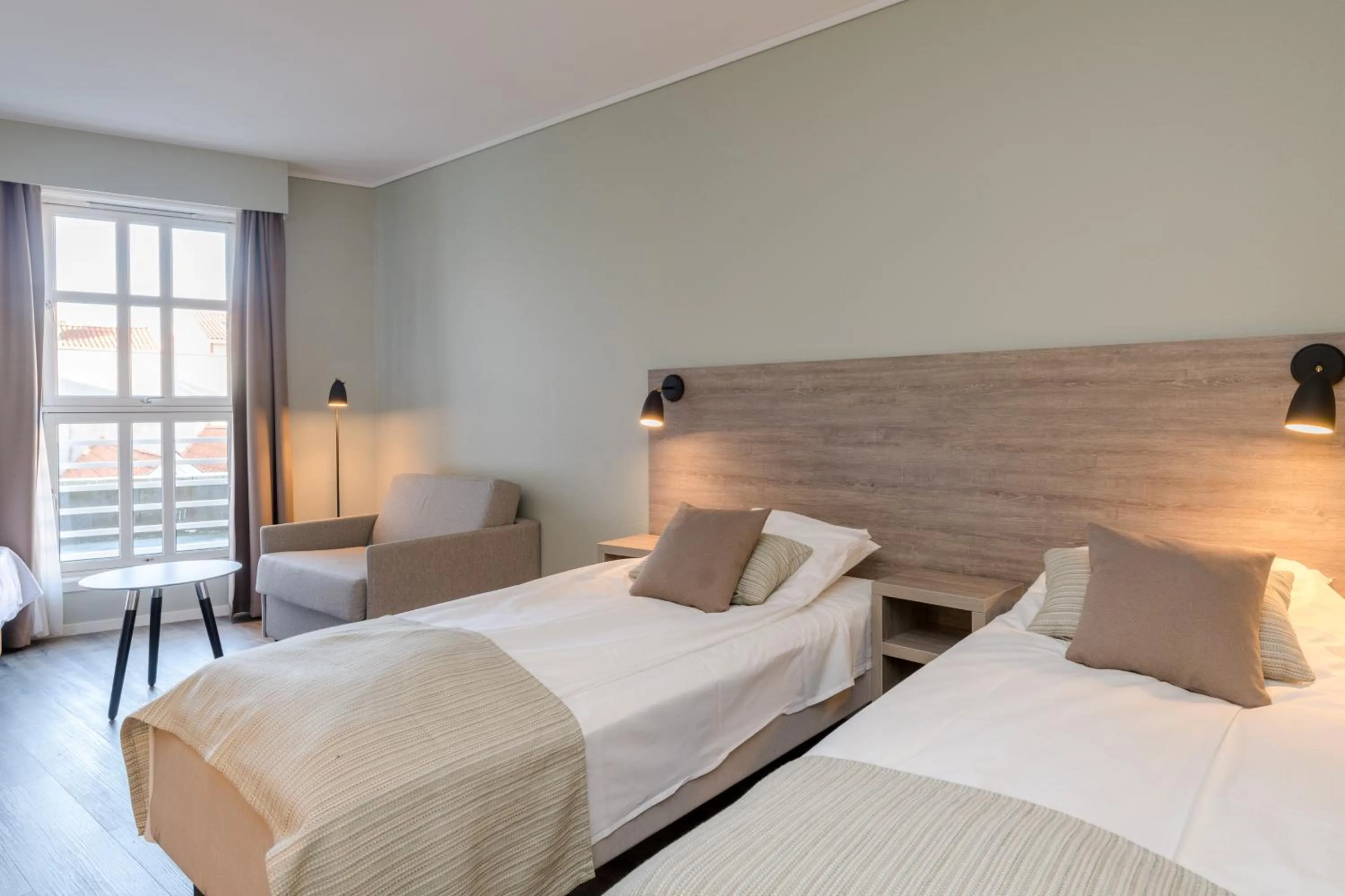 Bedroom, Bed in Grand Hotel Egersund