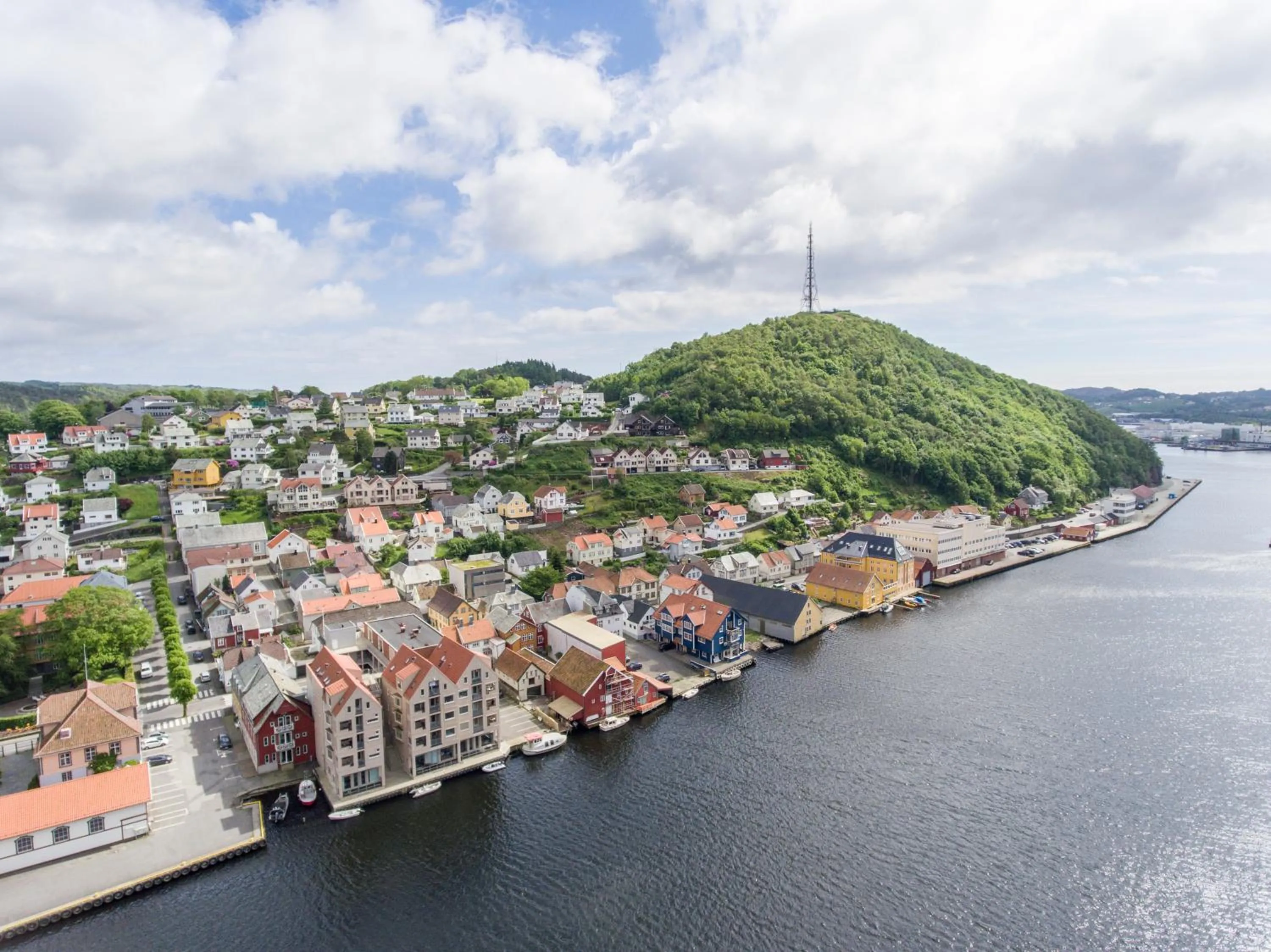 Bird's eye view in Grand Hotel Egersund