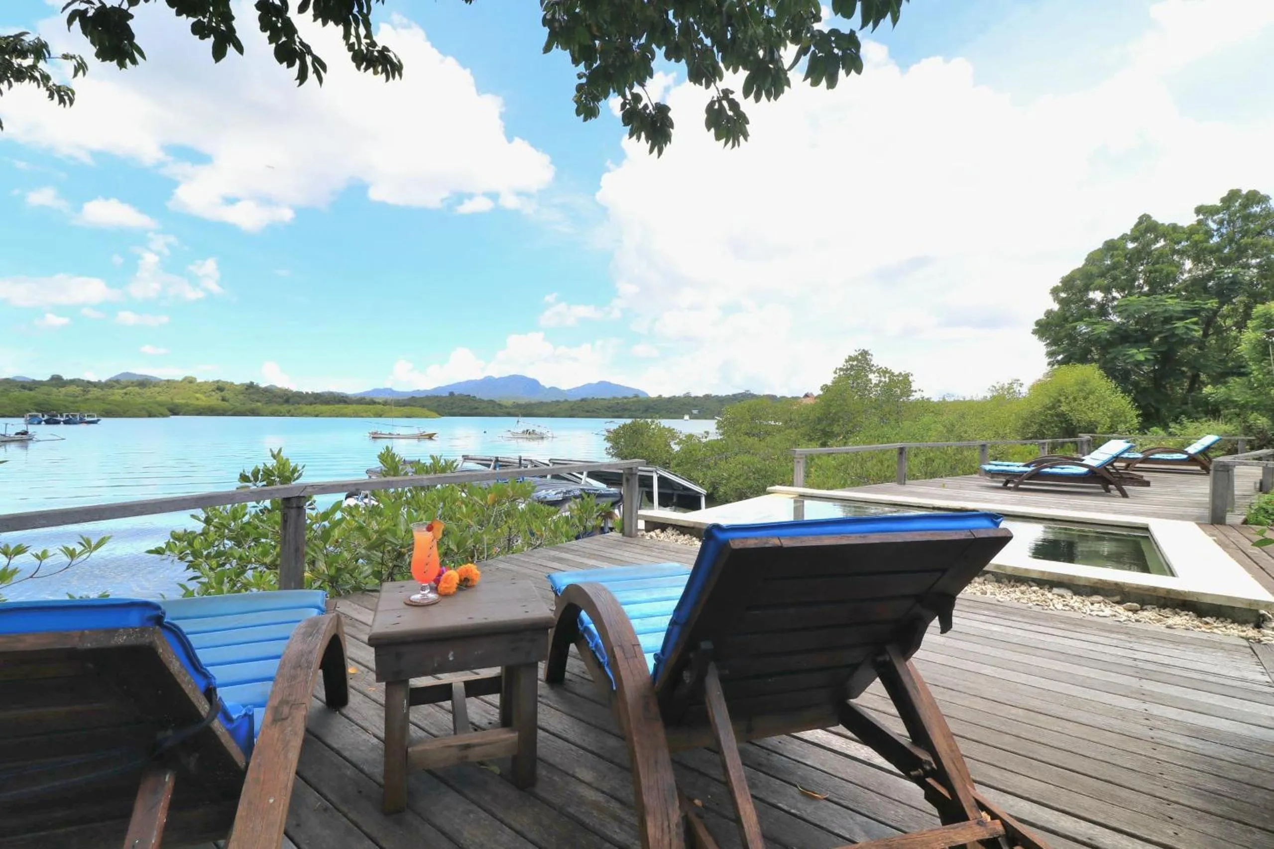 sunbed in Naya Gawana Resort & Spa