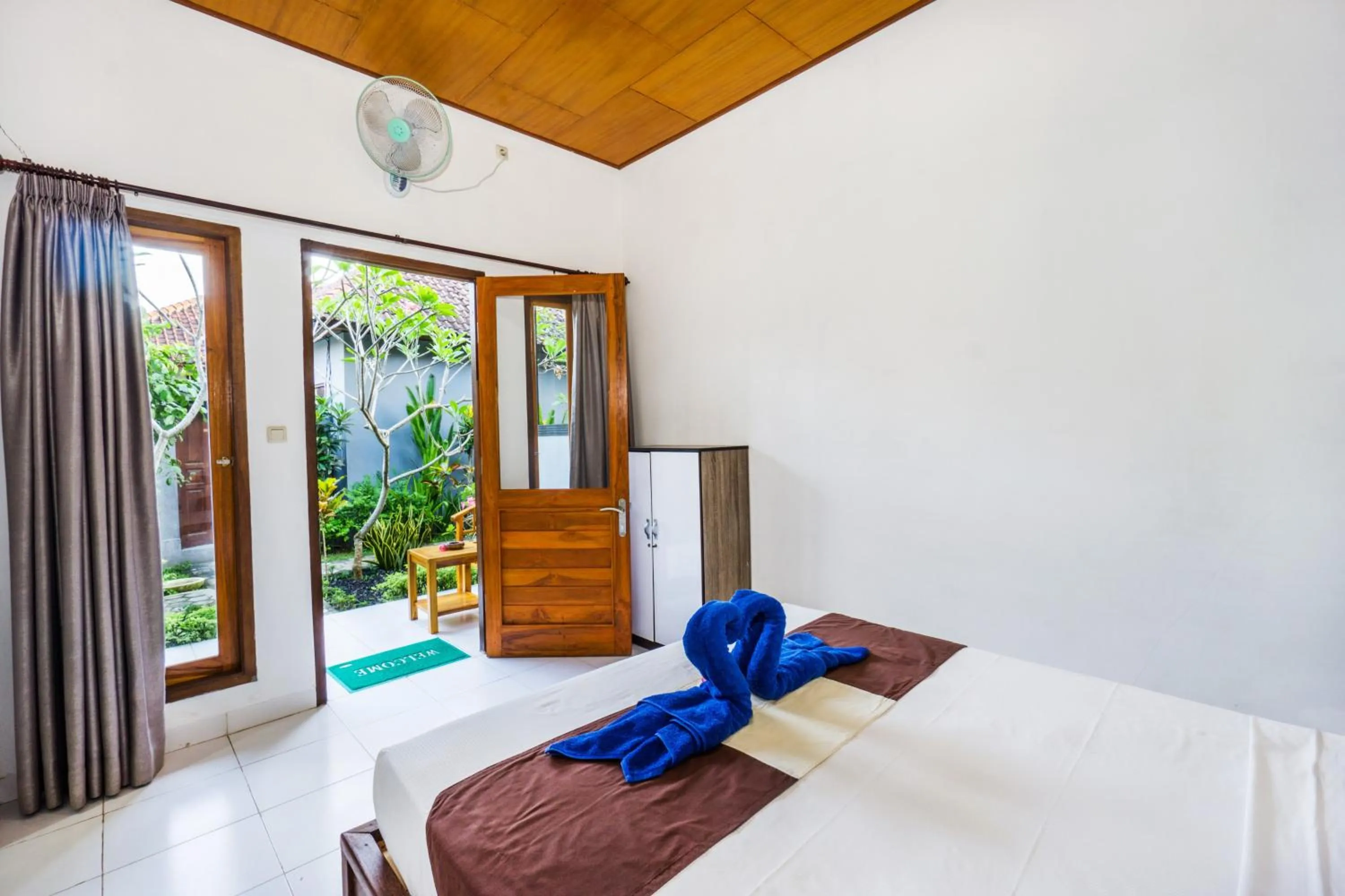 Bedroom, Bed in Nusa Bagus Homestay Lembongan