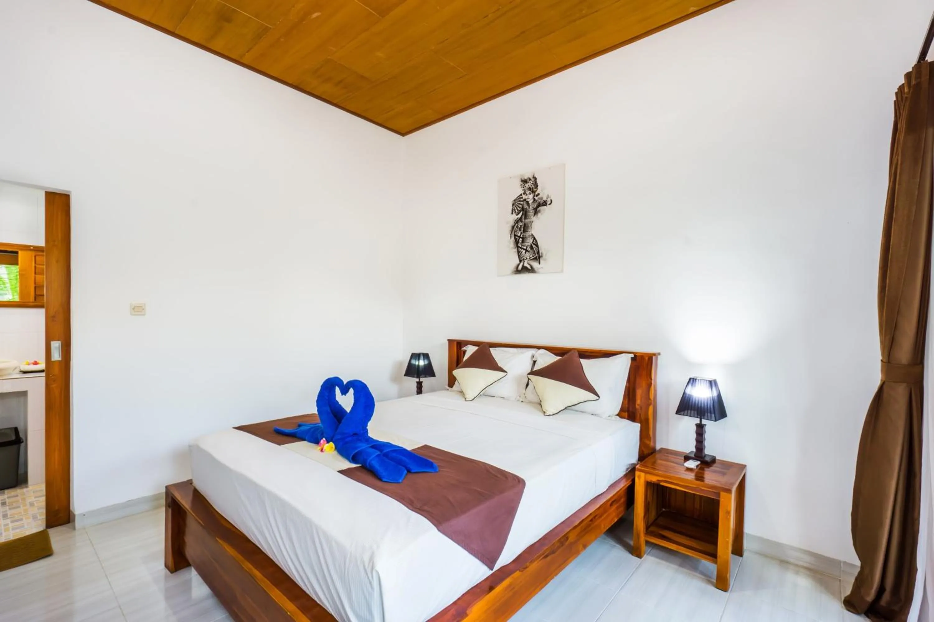 Bedroom, Bed in Nusa Bagus Homestay Lembongan
